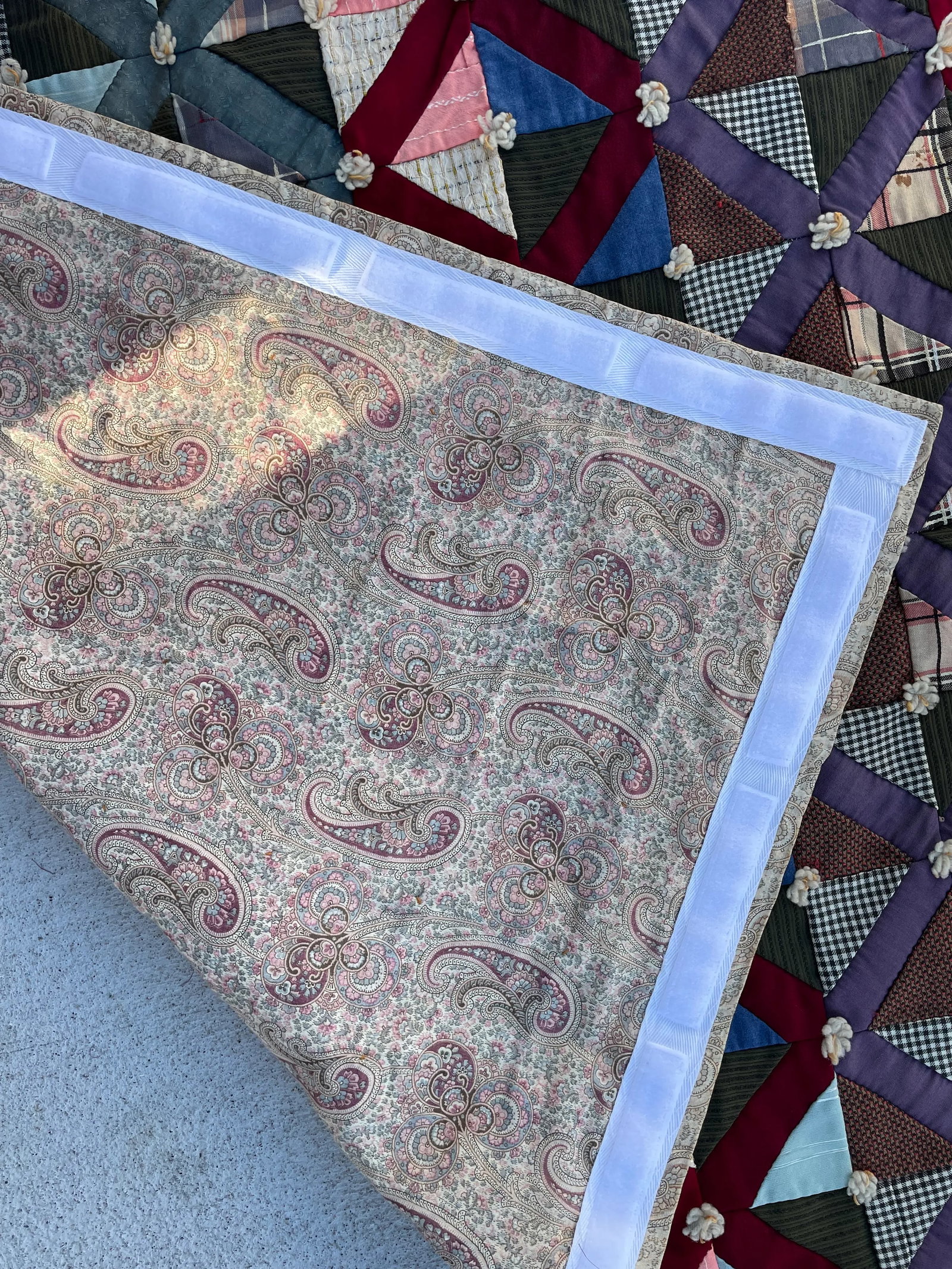 Circa 1940s Crib Quilt - 9
