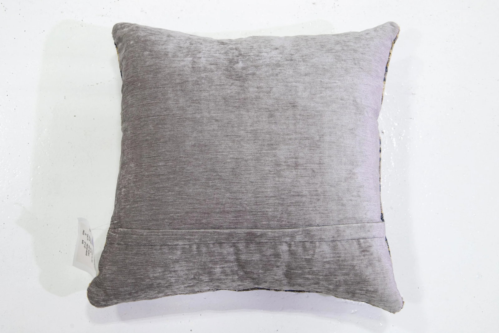 Modern Ocean Blue Medallion Throw Pillow - 5