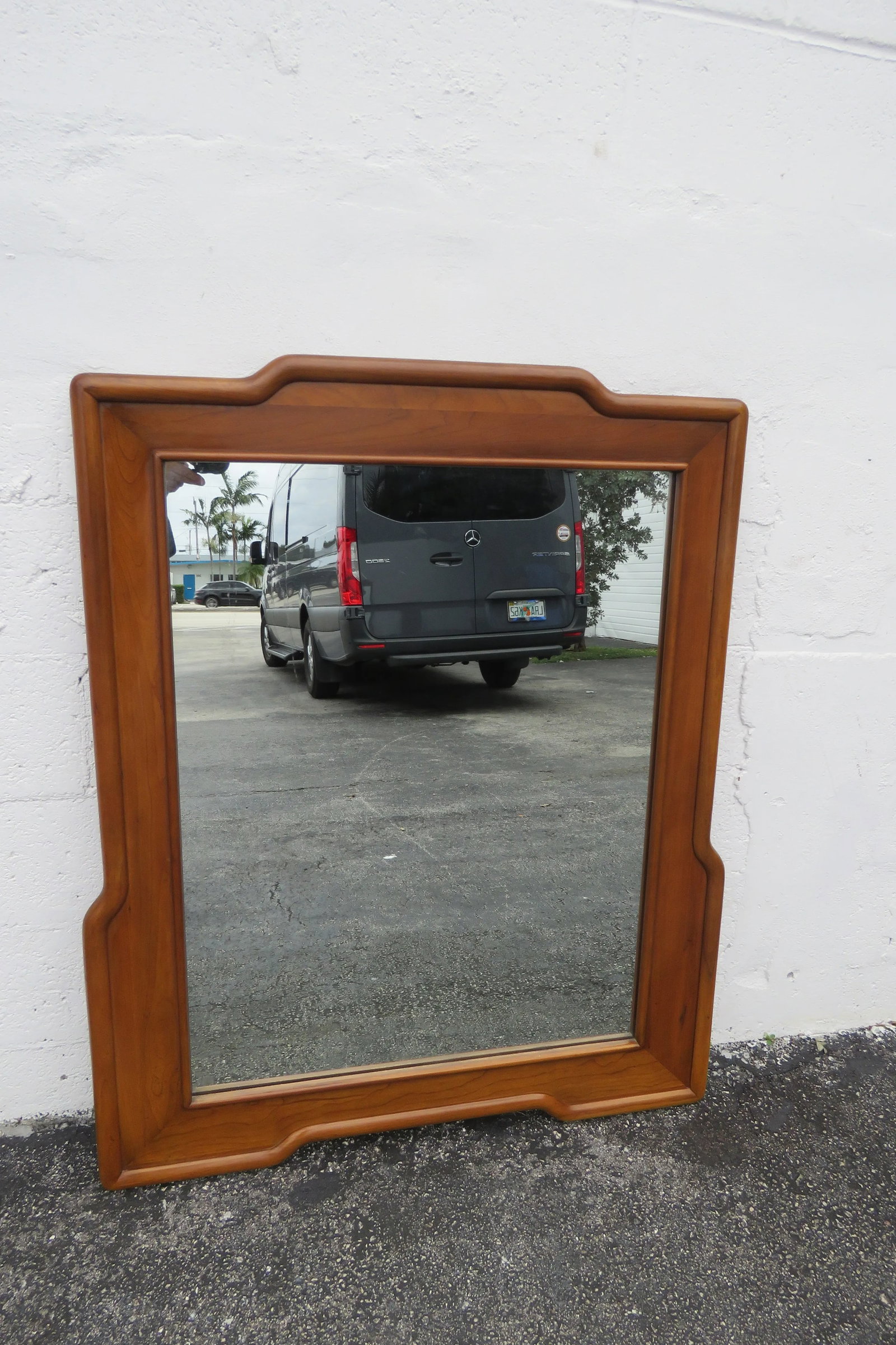 John Widdicomb Mid Century Modern Vanity Dresser Bathroom Wall Mirror - 10