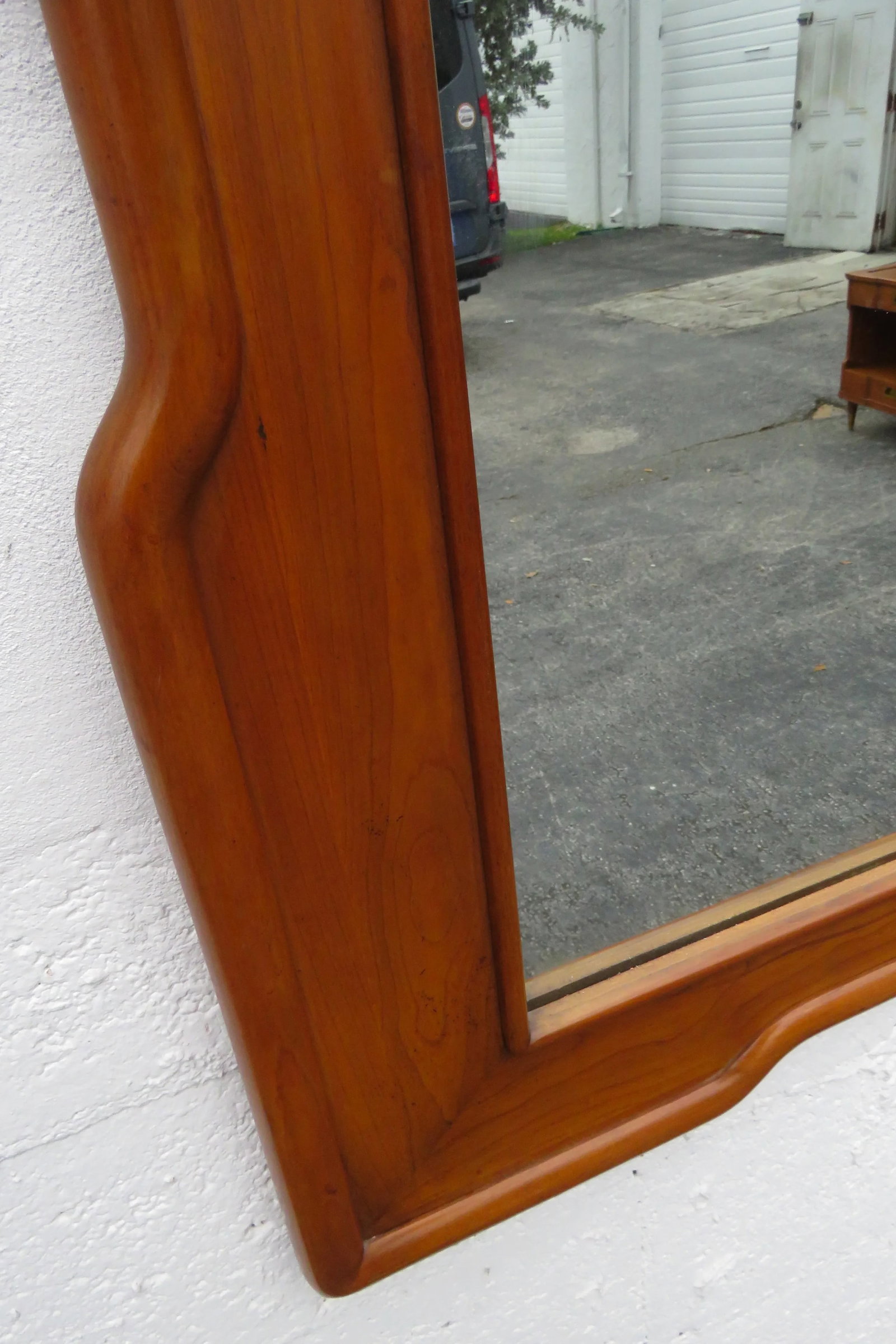 John Widdicomb Mid Century Modern Vanity Dresser Bathroom Wall Mirror - 4