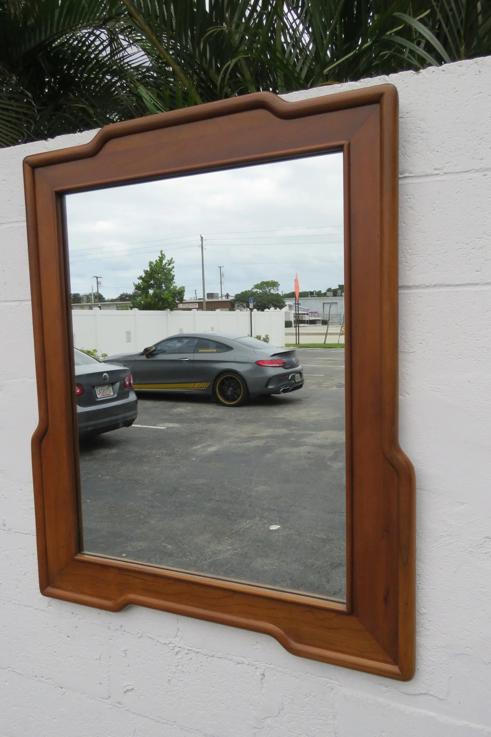 John Widdicomb Mid Century Modern Vanity Dresser Bathroom Wall Mirror - 7
