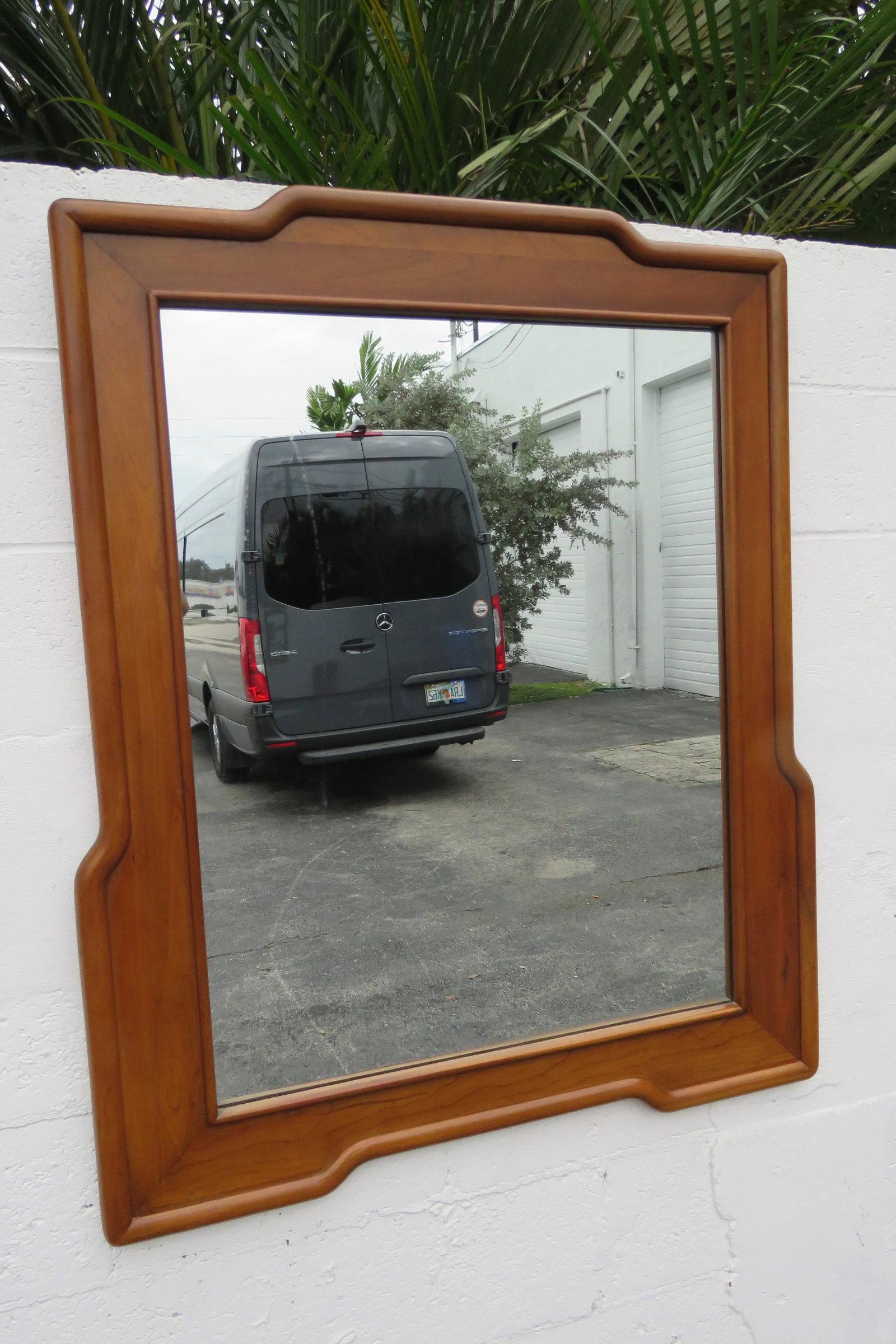 John Widdicomb Mid Century Modern Vanity Dresser Bathroom Wall Mirror - 9