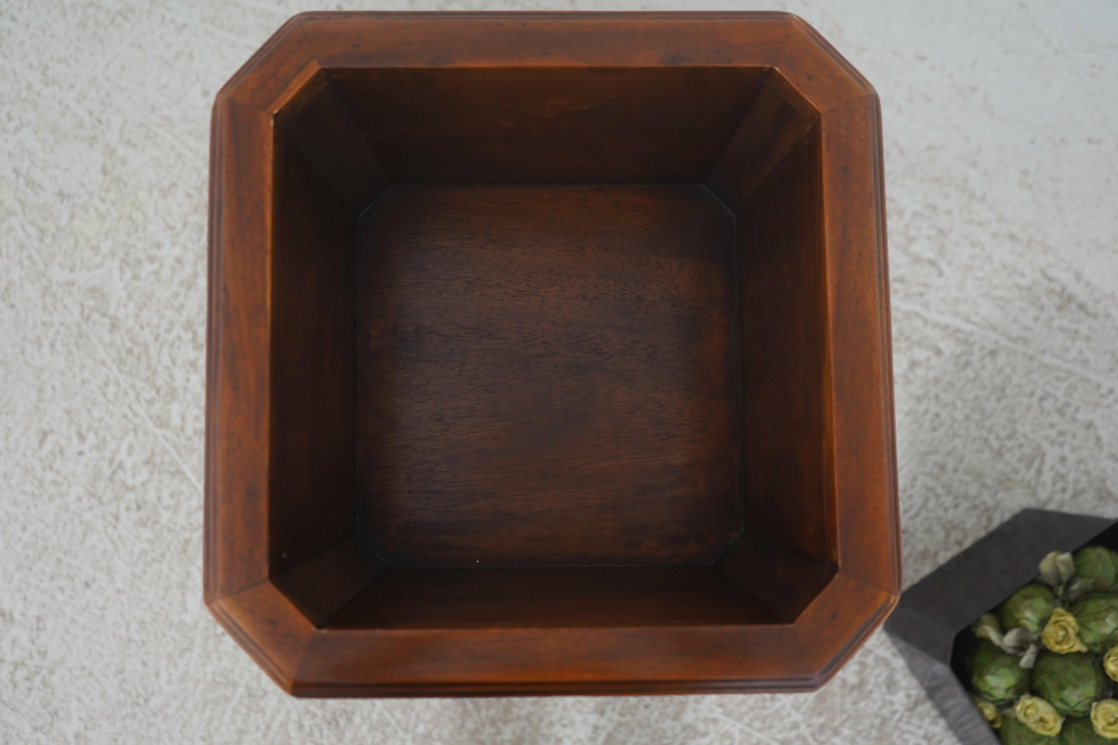 Theodore Alexander Burl Mahogany 2 Tier Plant Stand - 12