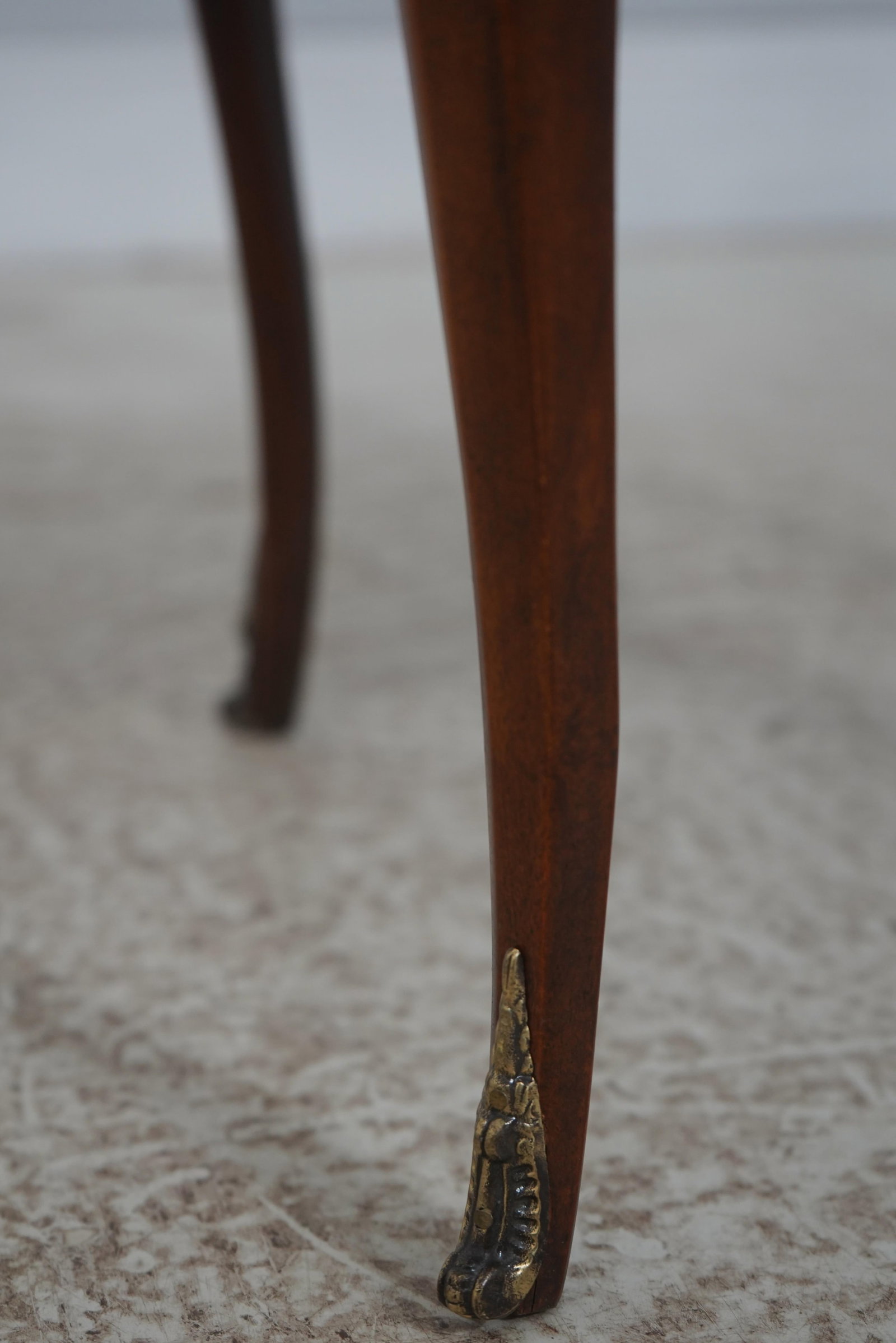 Theodore Alexander Burl Mahogany 2 Tier Plant Stand - 9