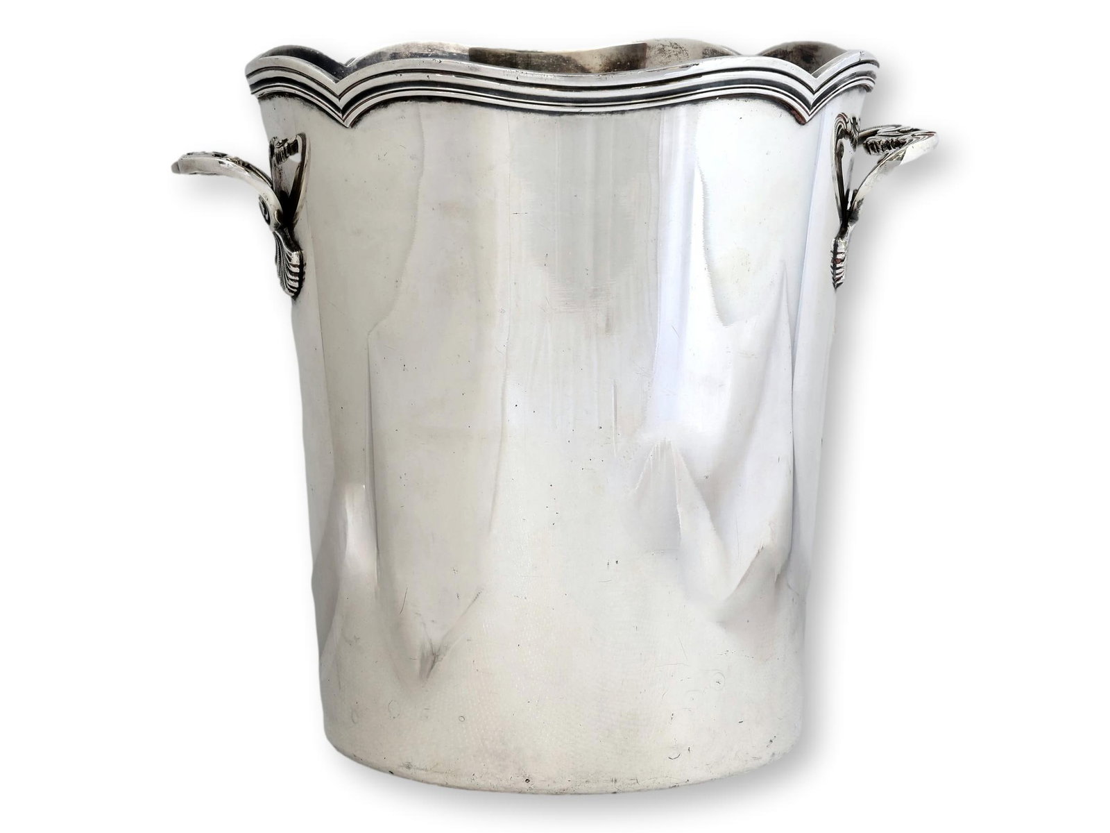 Antique French Silverplate Champagne Bucket - 3