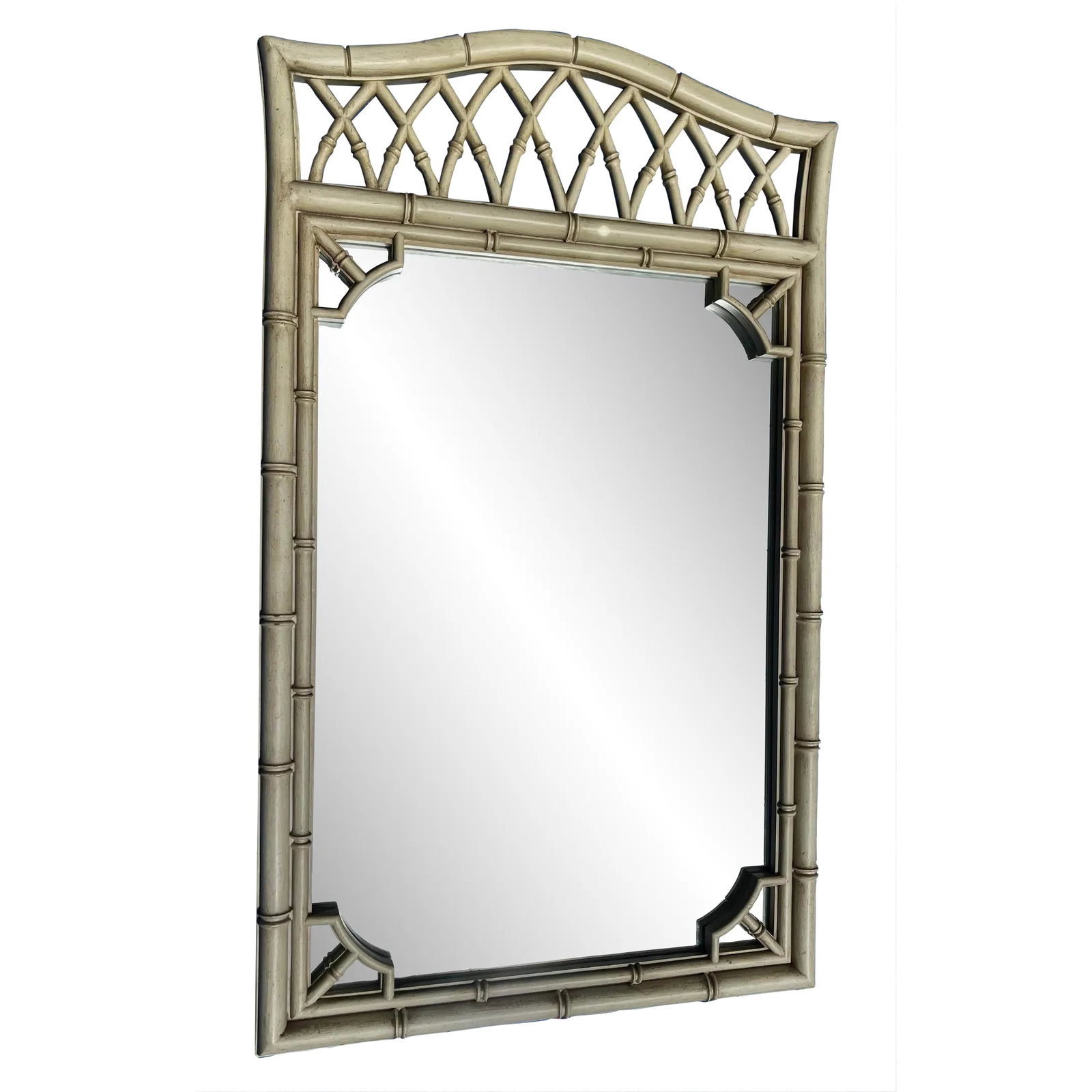 Vintage Thomasville Allegro Faux Bamboo and Fretwork Mirror (1 of 7)