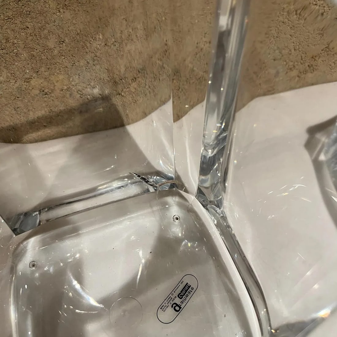 1980s Modernist Carlisle Lucite Ice Bucket Style of Alessandro Albrizzi Italy - 8
