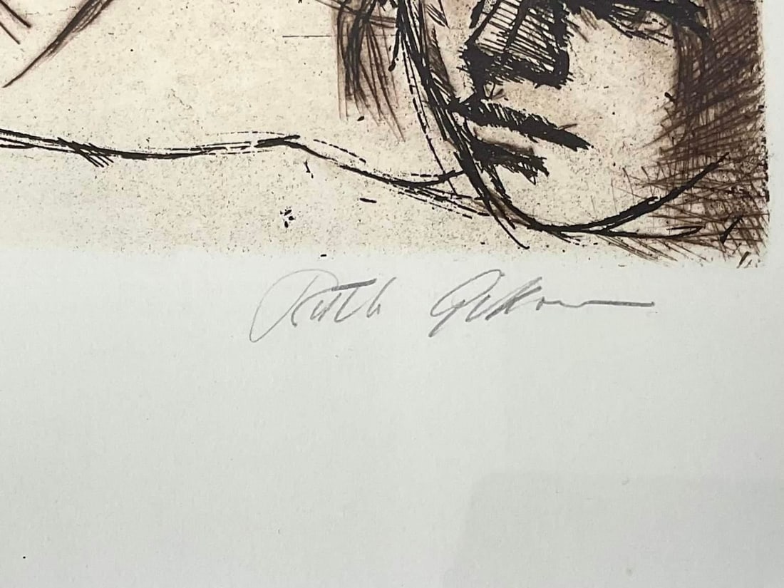 Ruth Gikow, (1913-1982), Limited Edition Etching, Signed - 3
