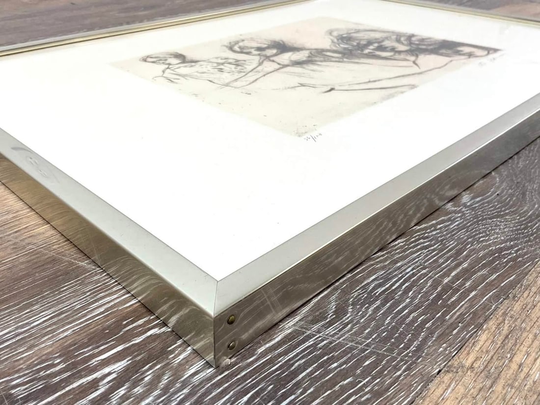 Ruth Gikow, (1913-1982), Limited Edition Etching, Signed - 4