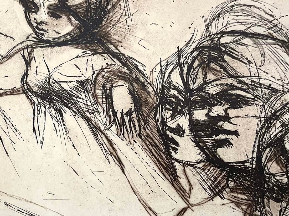 Ruth Gikow, (1913-1982), Limited Edition Etching, Signed - 8