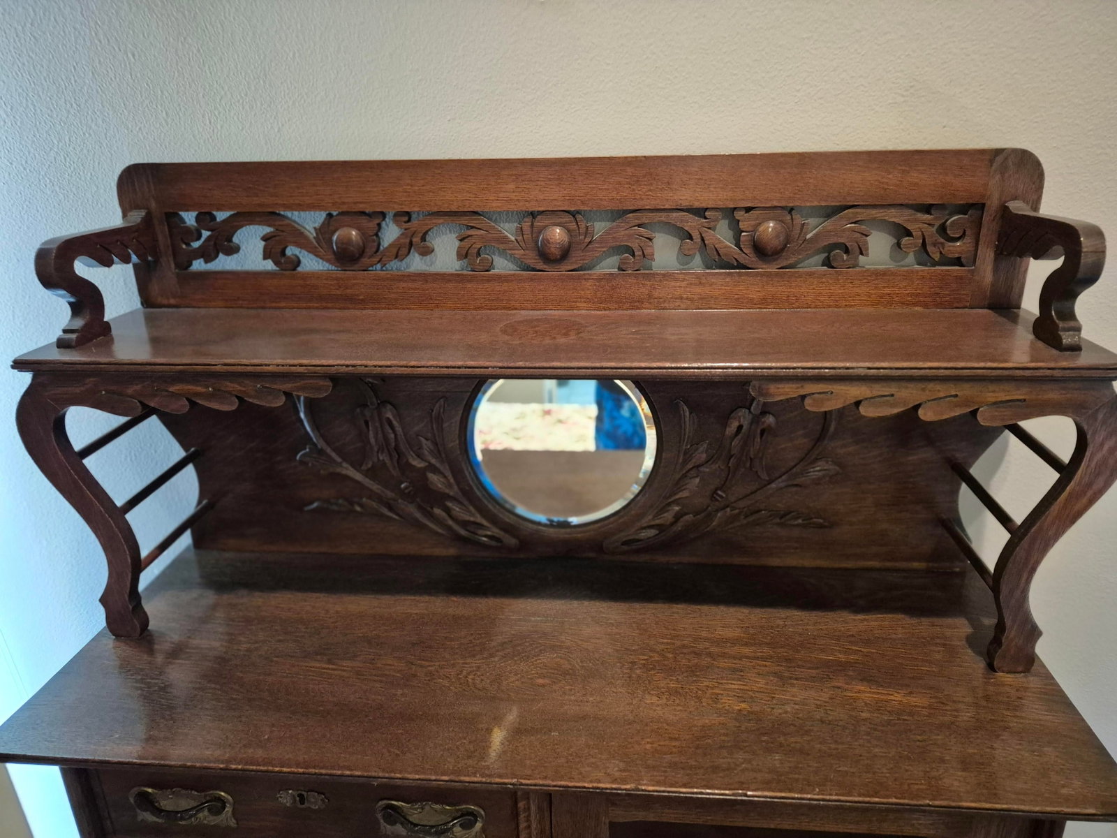 Late 18th Century Victorian American Side-by-Side Display and Secretary Cabinet - 2