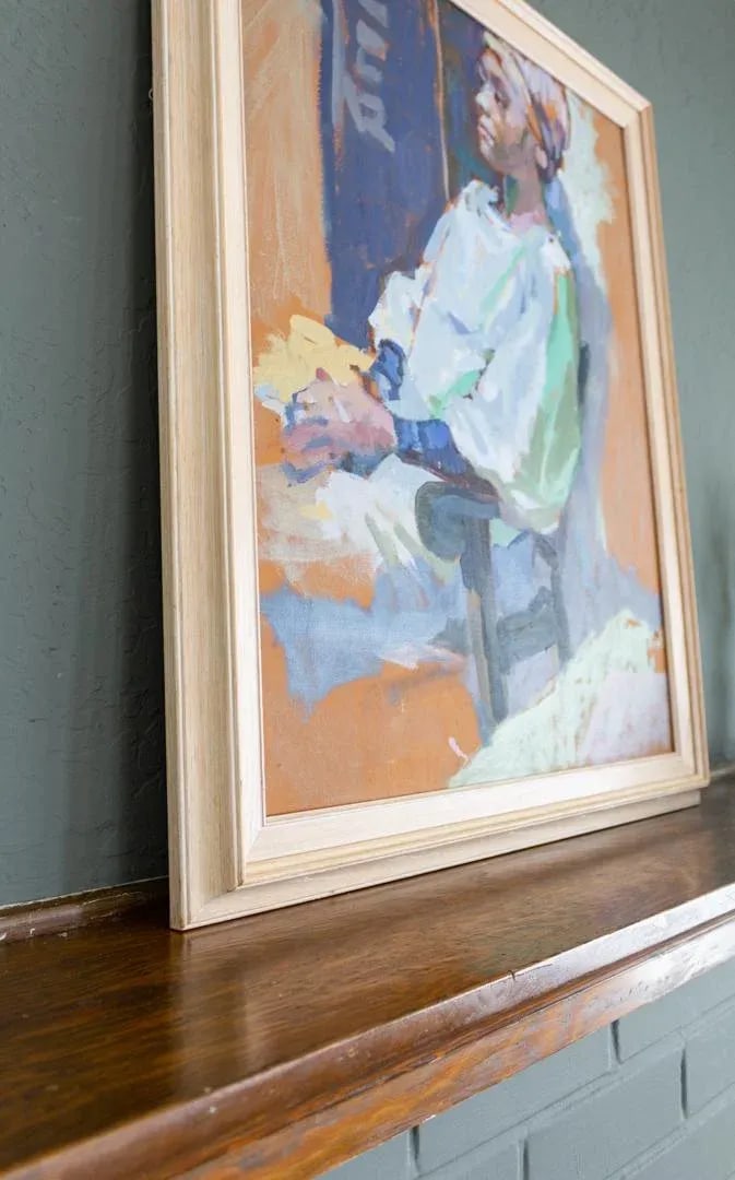 Large Impressionist Portrait Oil Painting by Gerald Spencer - 4