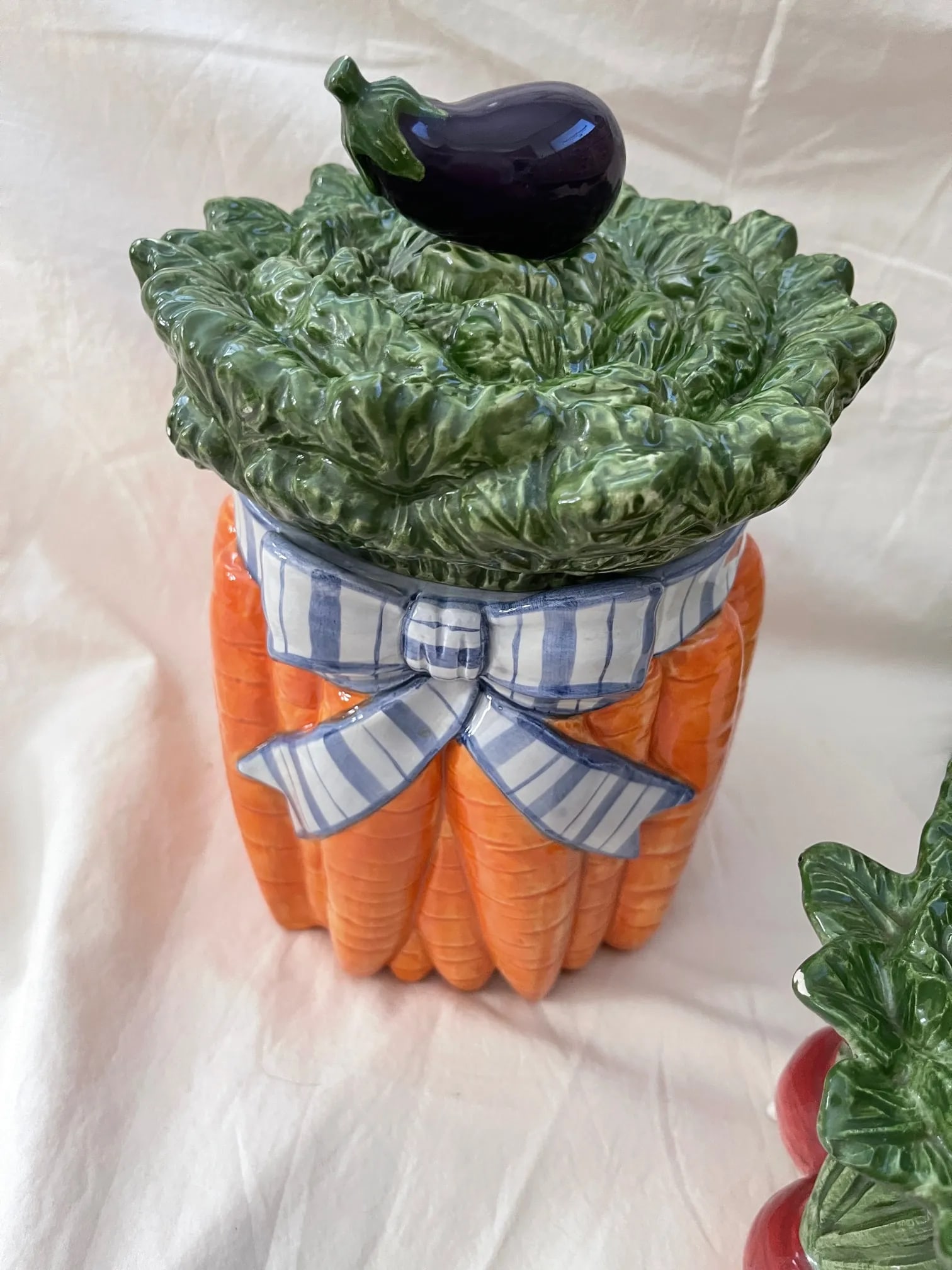 Fitz & Floyd Vegetable Garden Bouquet Canister Set - 5