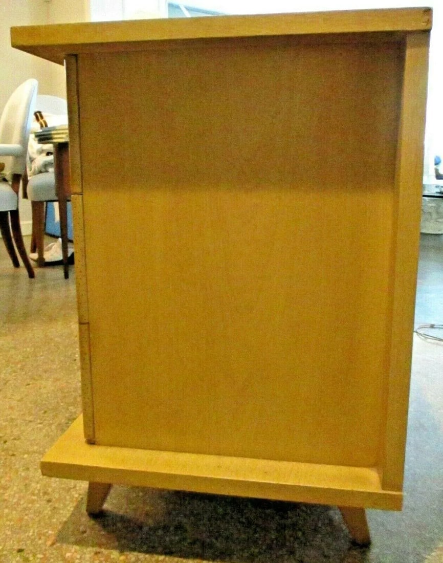 American of Martinsville Bali-Hi Mid-Century Faux Bamboo Wormwood Dresser - 4