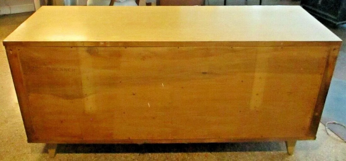 American of Martinsville Bali-Hi Mid-Century Faux Bamboo Wormwood Dresser - 6