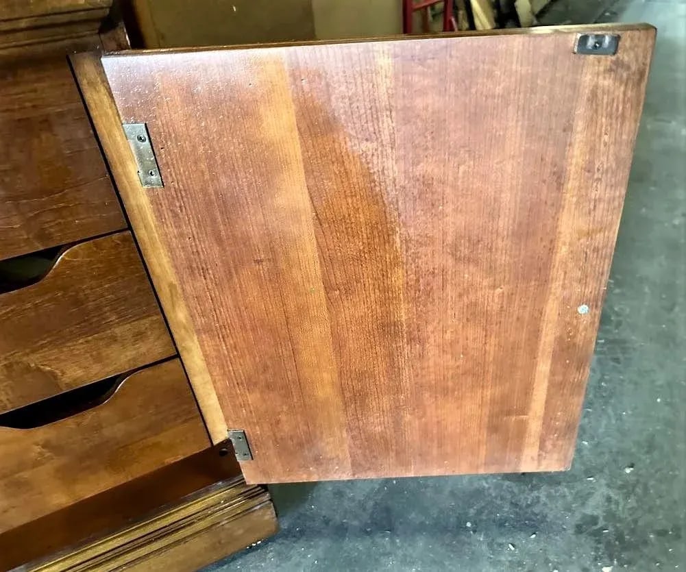 Hooker Furniture Solid Cherry Wood Armoire - Vintage Late 20th Century - 4