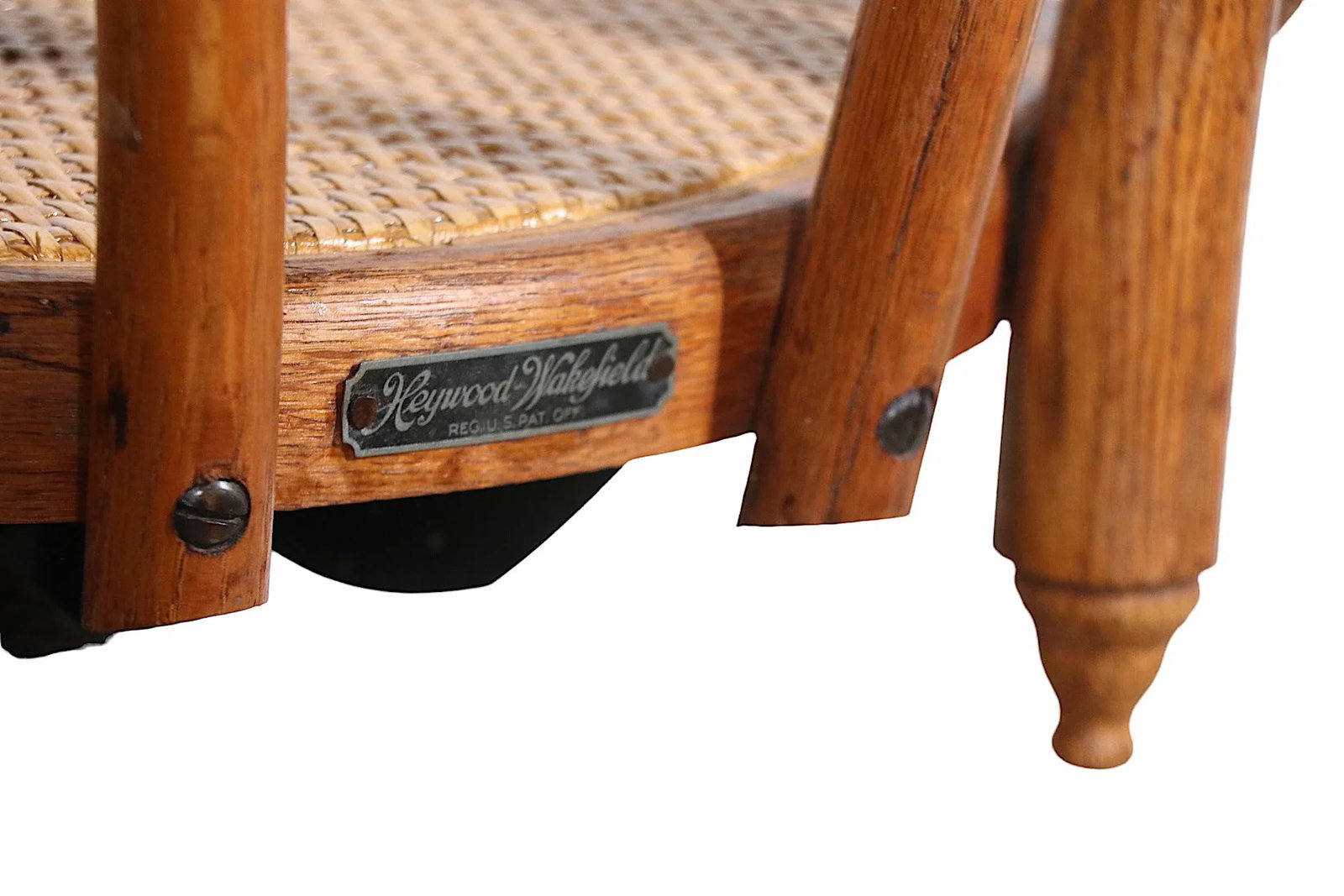 Early 20th Century Bentwood Swivel Desk Chair by Heywood Wakefield After Thonet - 12