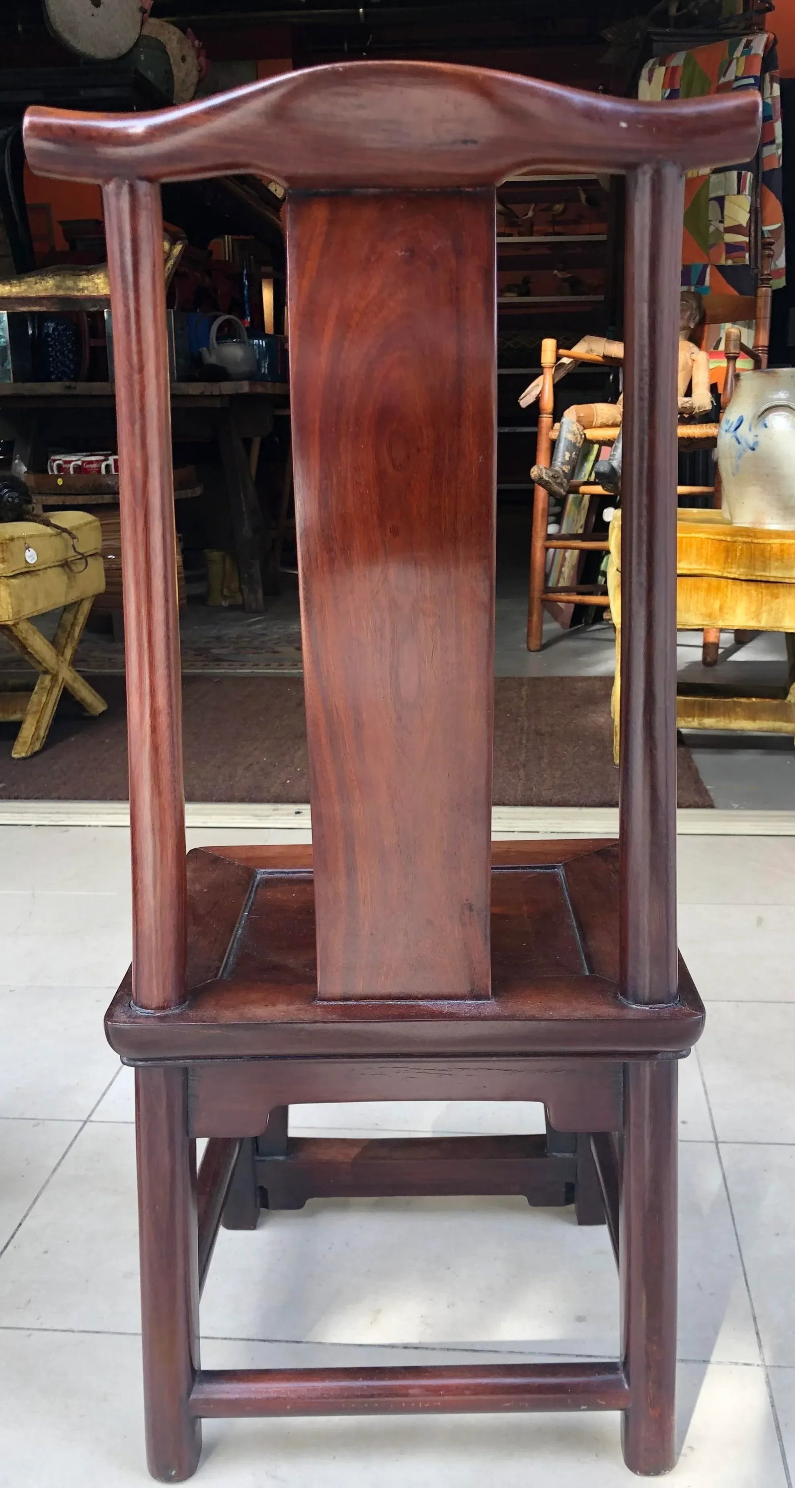 Pair of Early Chinese Children's Side Chairs - 5