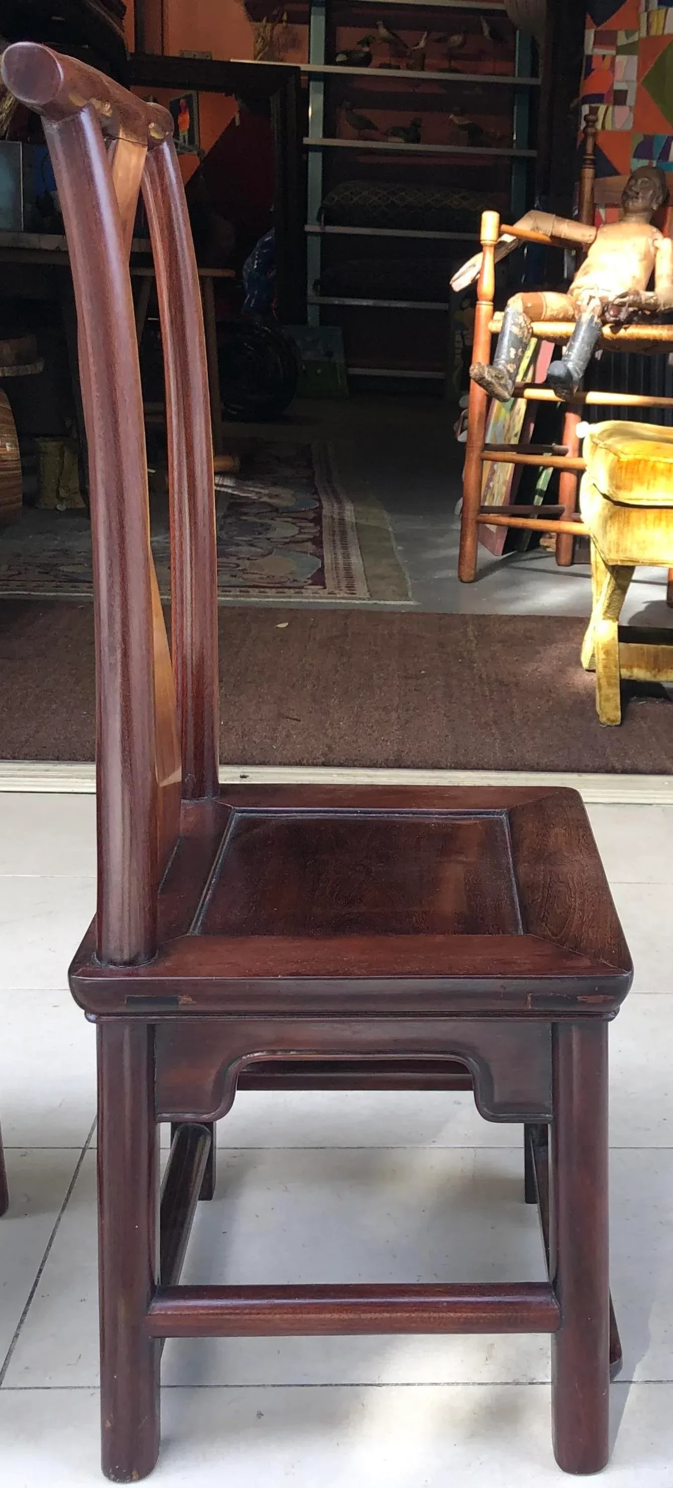 Pair of Early Chinese Children's Side Chairs - 6