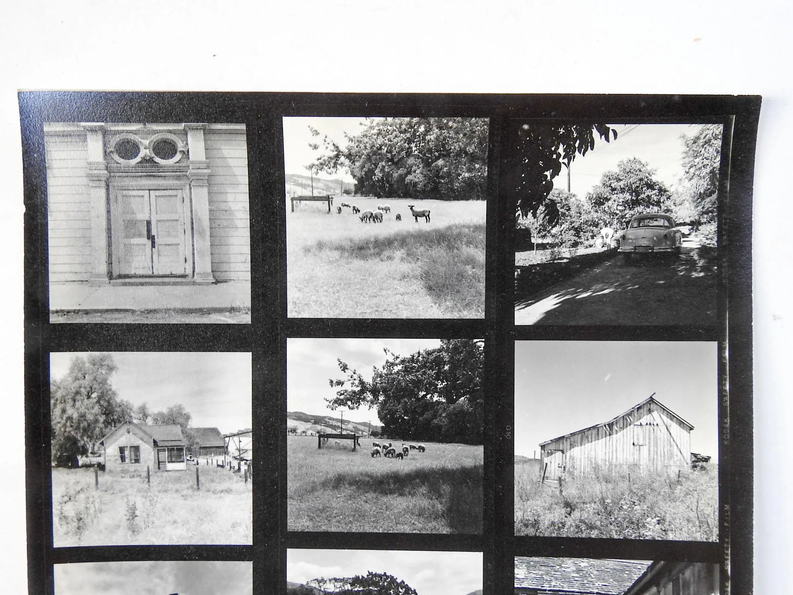 Vintage California Fine Art Photograph Contact Sheet Architecture - 3