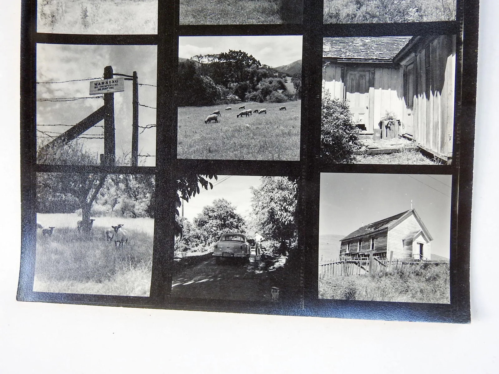 Vintage California Fine Art Photograph Contact Sheet Architecture - 4