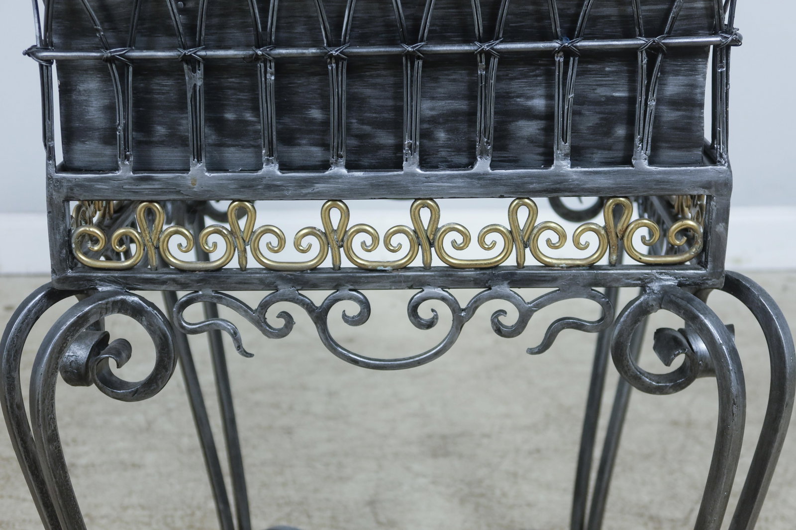 Maitland Smith Iron & Brass Planter - 3