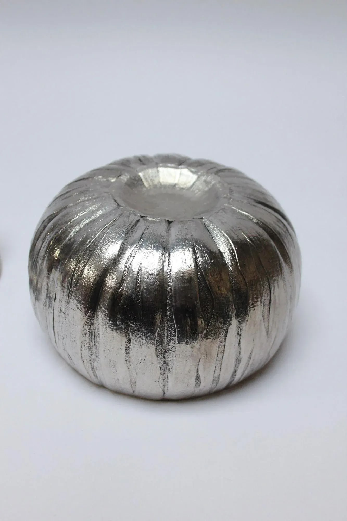 Vintage Italian Silver-Plated "Pumpkin" Ice Bucket by Mauro Manetti - 7