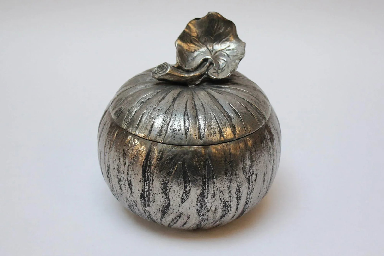 Mauro Manetti Italian Silver-Plated "Pumpkin" Ice Bucket - 13