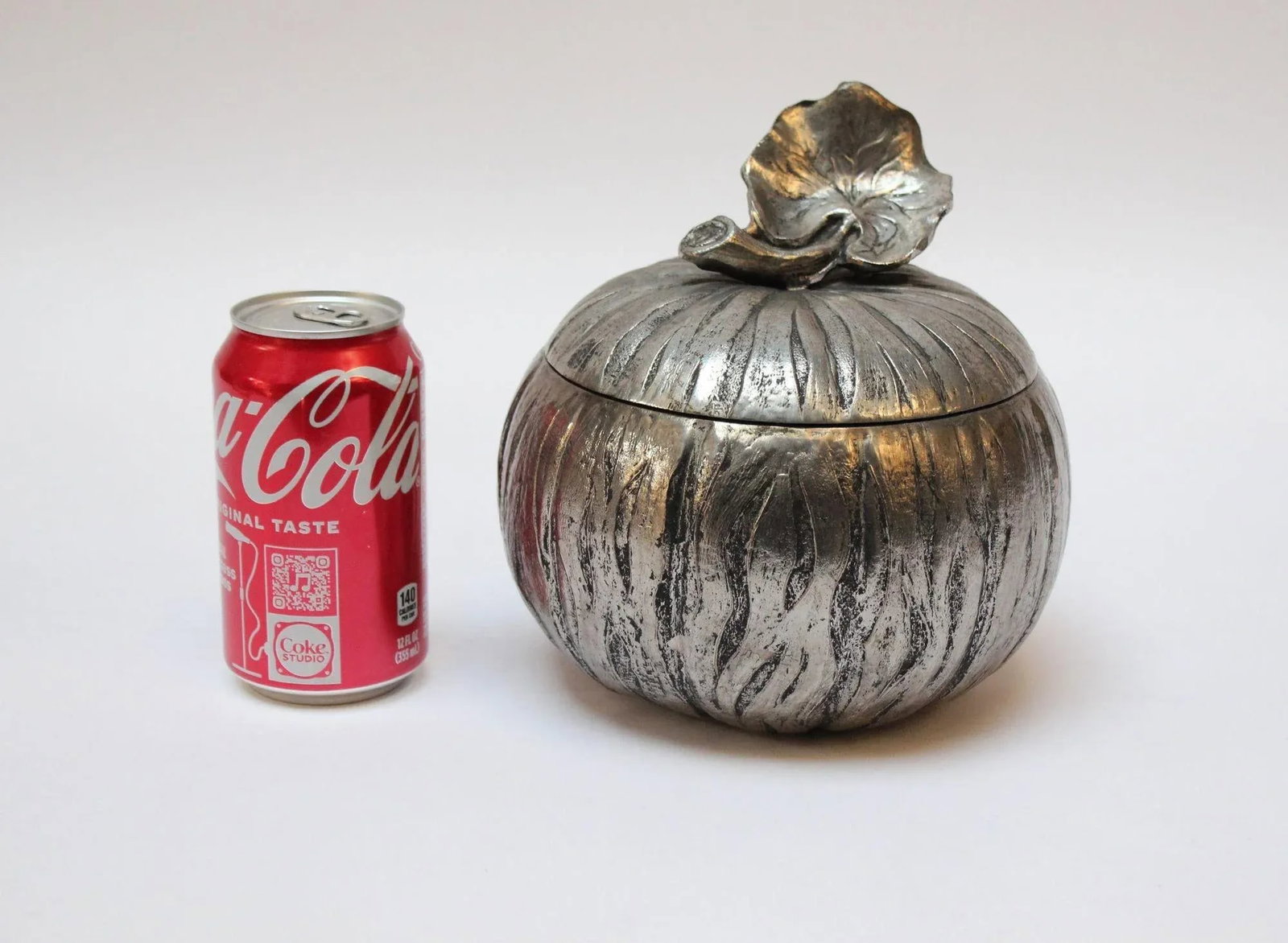 Mauro Manetti Italian Silver-Plated "Pumpkin" Ice Bucket - 6