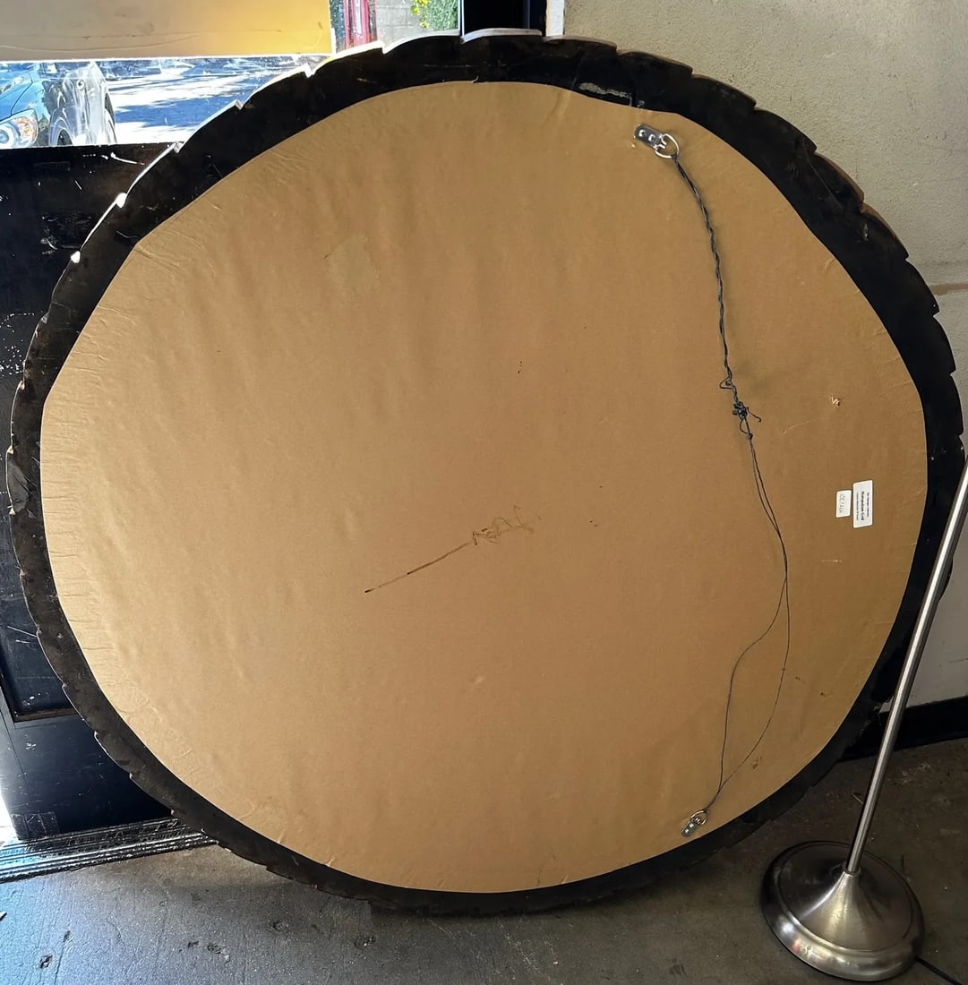Oversized Contemporary Gold Gilt Mirror - 6