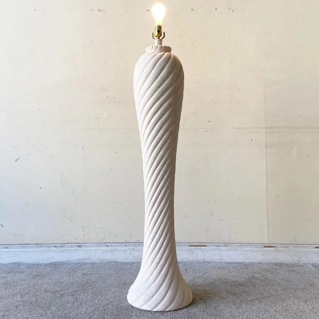 Postmodern Spiral Swirl Ceramic Floor Lamp - 2