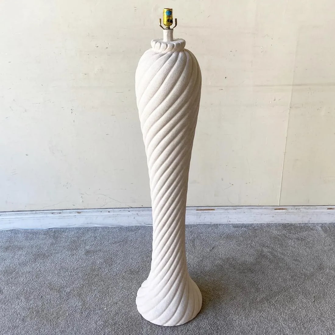 Postmodern Spiral Swirl Ceramic Floor Lamp - 3