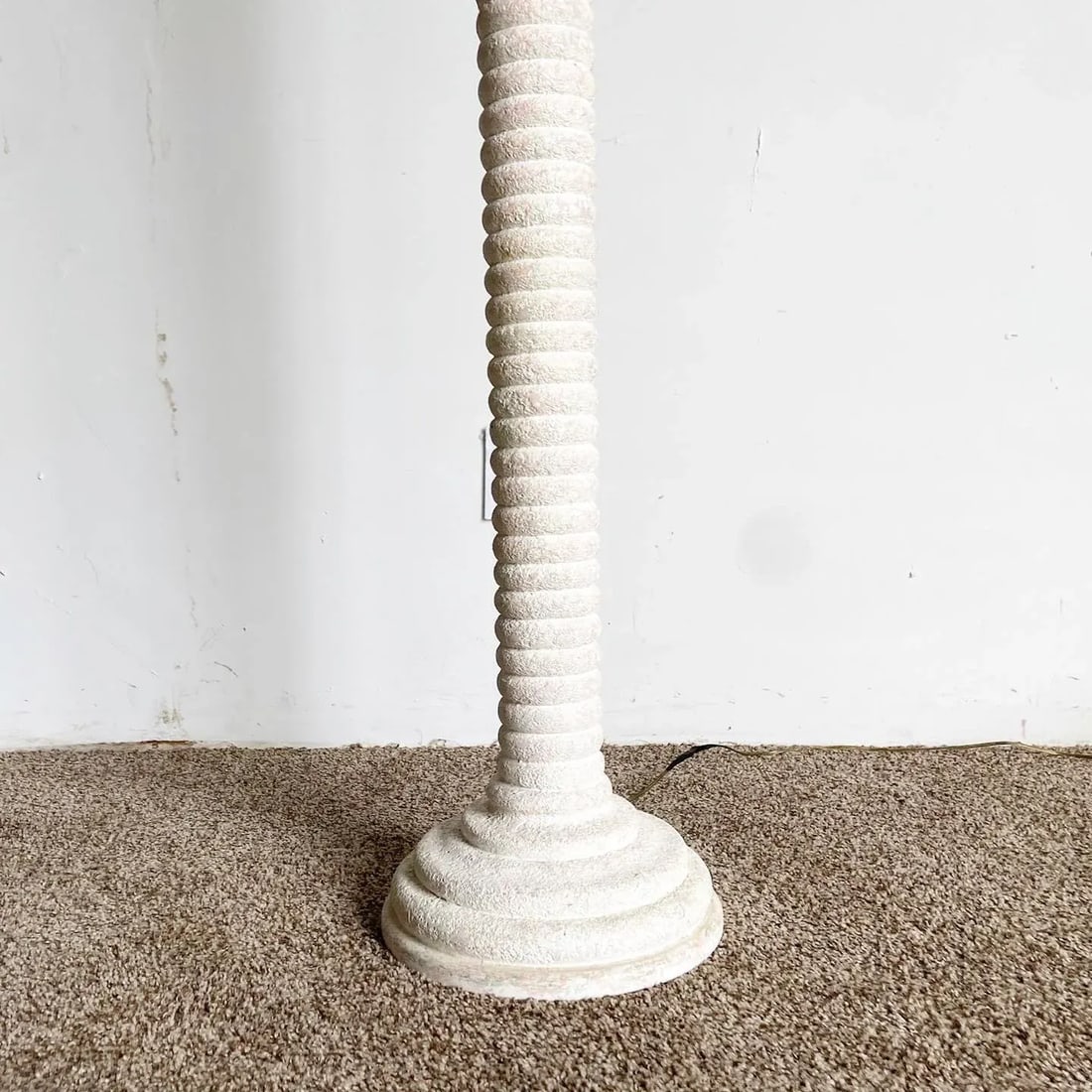 Postmodern Ribbed Color Speckled Pillar Floor Lamp - 4