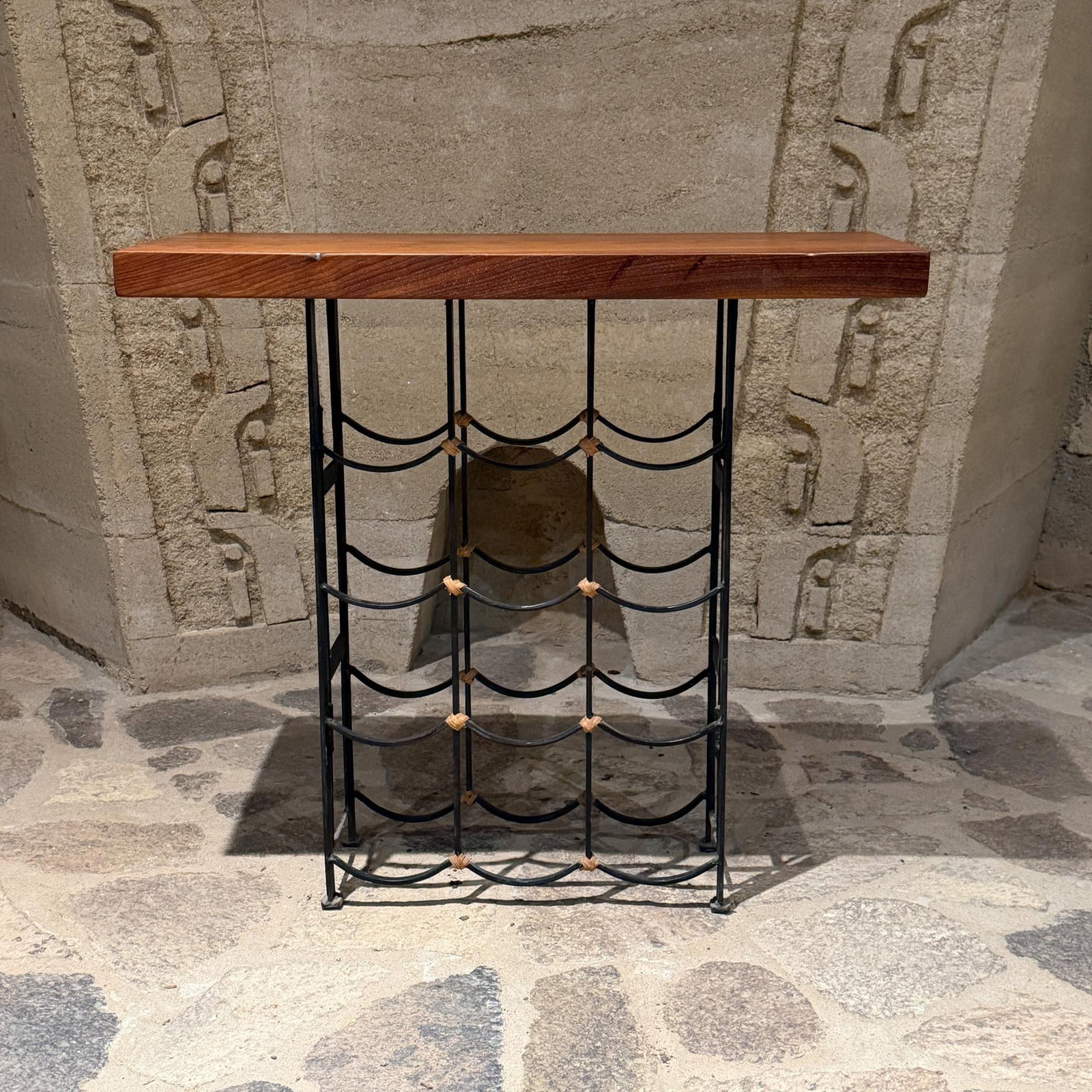Mid-Century Modern Wine Bar Walnut Table by Arthur Umanoff, 1950s - 13