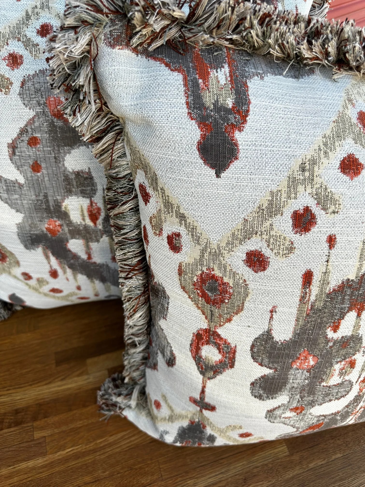 Pair of Bernhardt Ikat Throw Pillows - 6