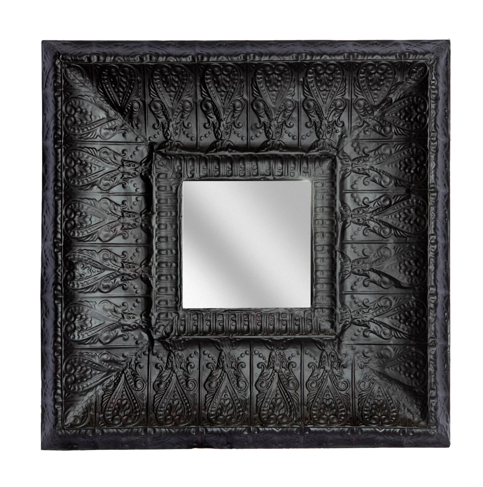 Antique Ceiling Tin Mirror - 11
