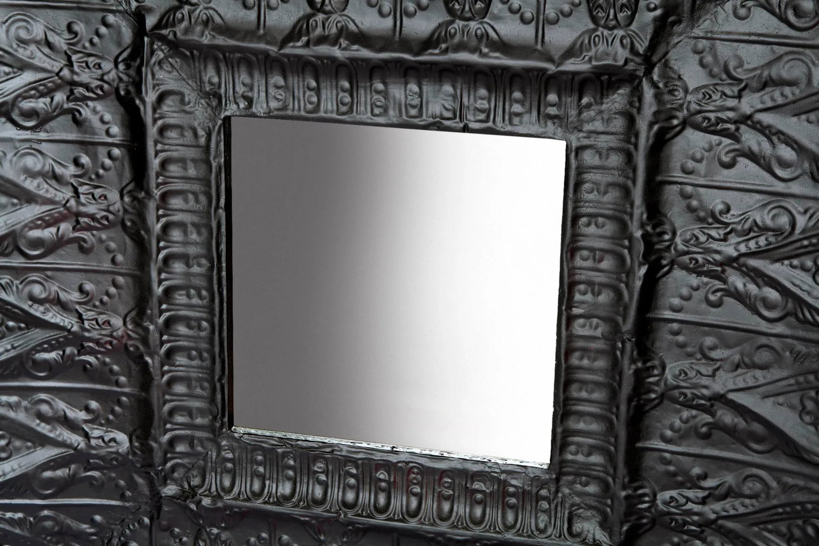 Antique Ceiling Tin Mirror - 6