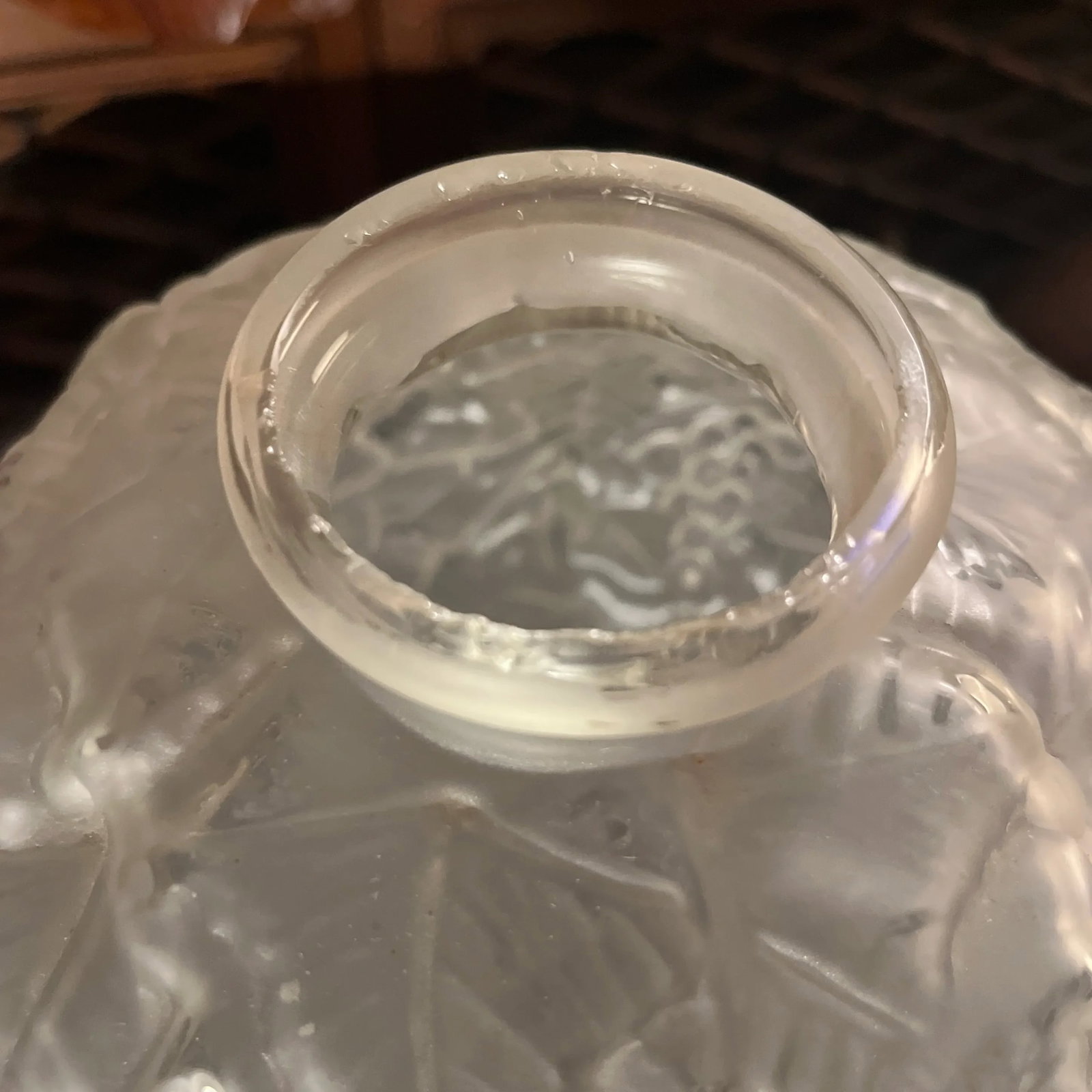 1920s Espaivet France Art Deco Acid Etched Glass Vase - 4
