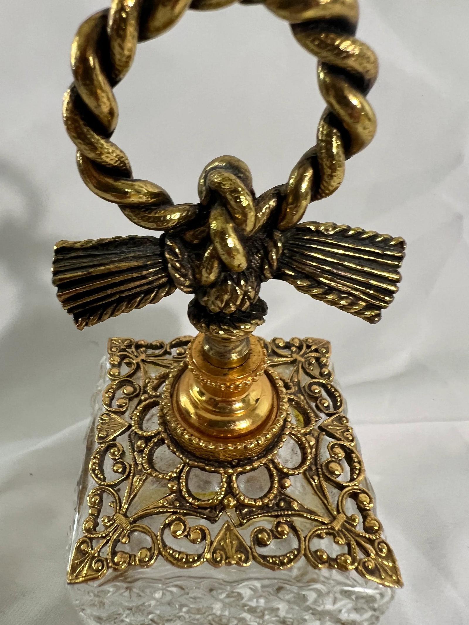 Vintage Ormolu Perfume Bottle in the French Style - 2