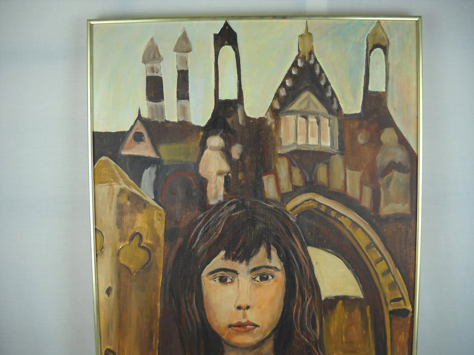 Portrait of Ines, Acrylic On Canvas Painting - 4