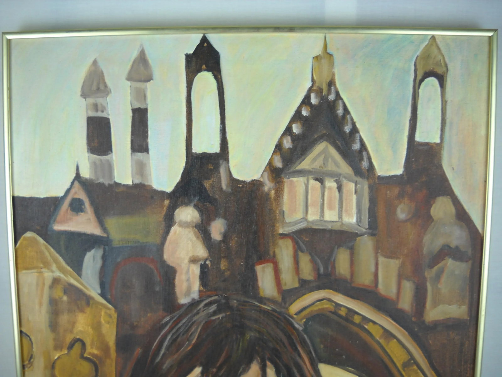 Portrait of Ines, Acrylic On Canvas Painting - 7