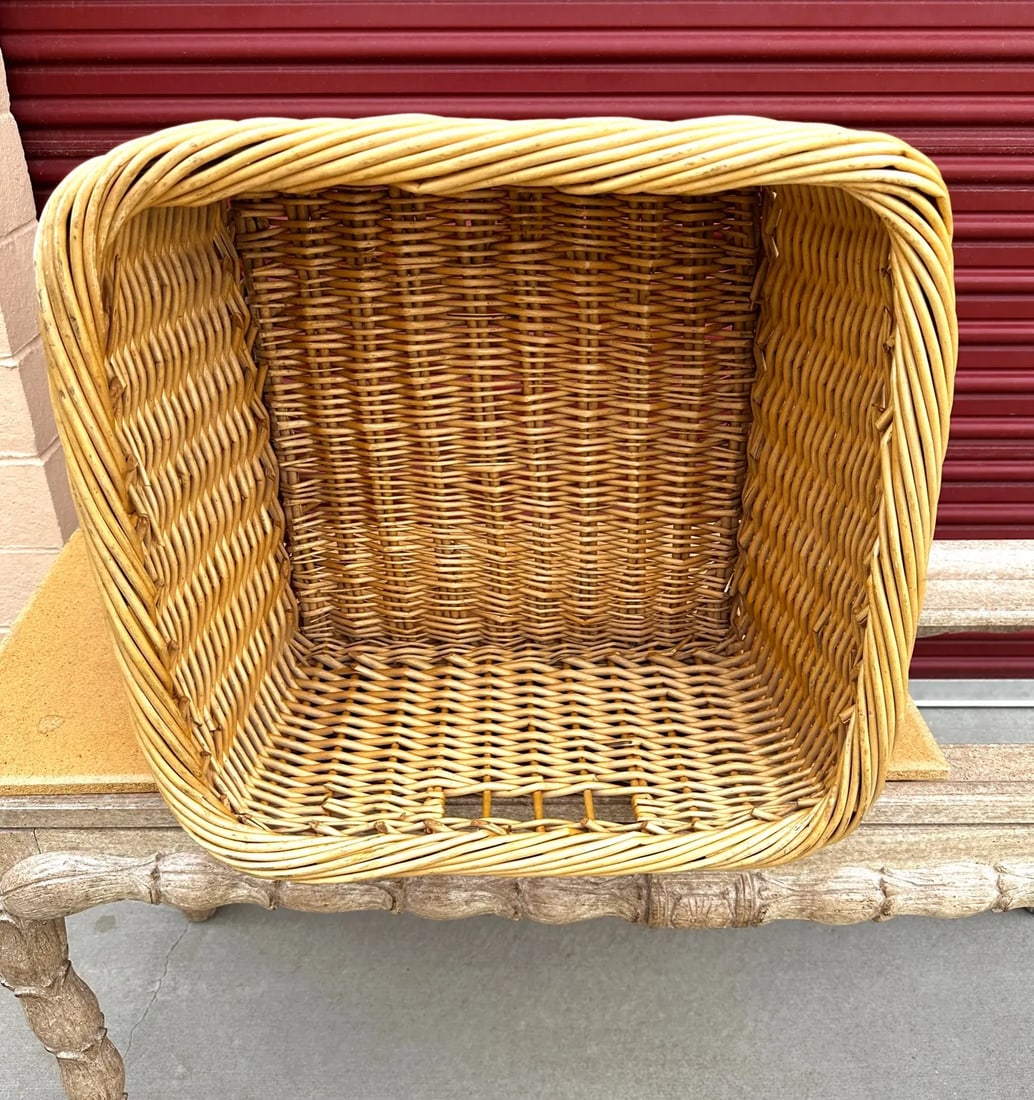 Large Woven Wicker Storage Basket - 3