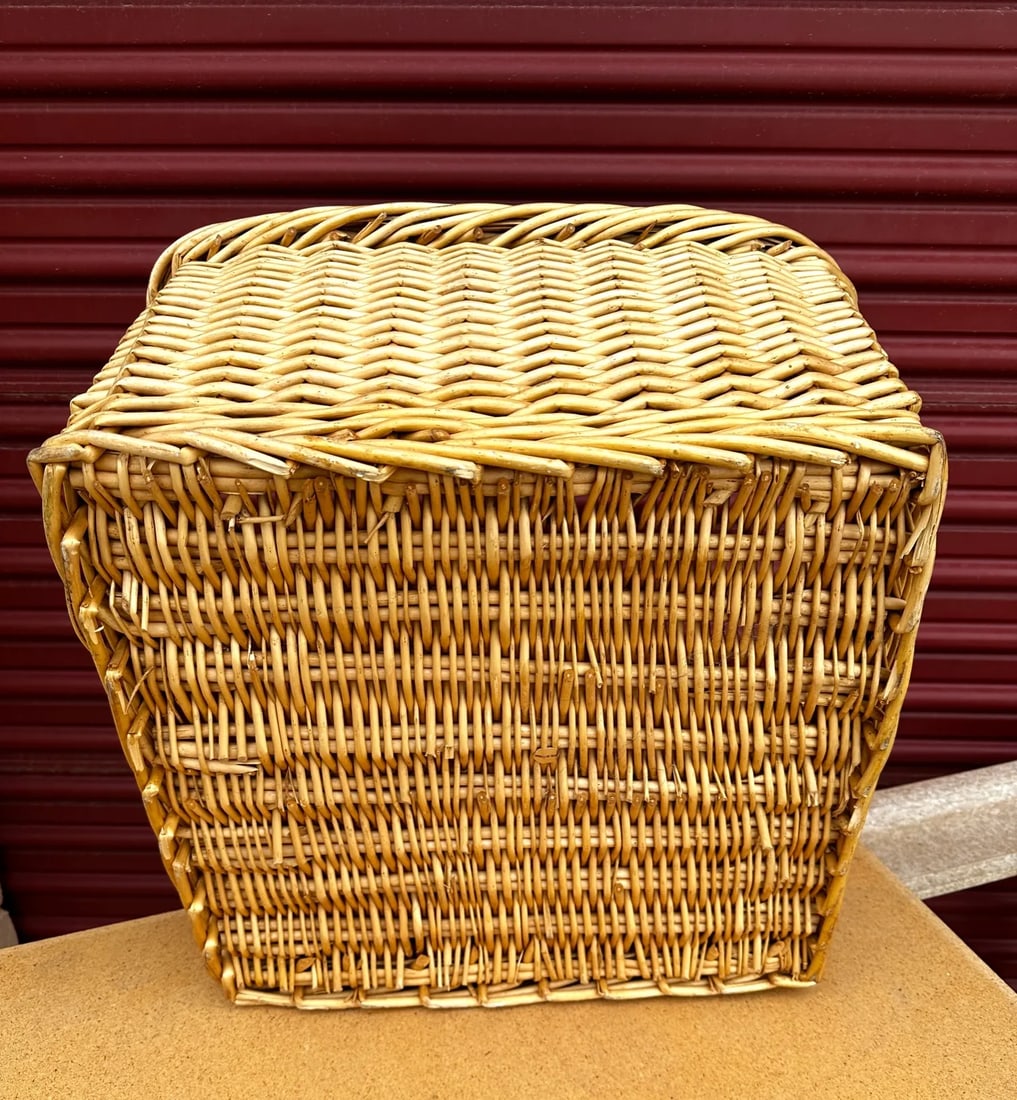 Large Woven Wicker Storage Basket - 5