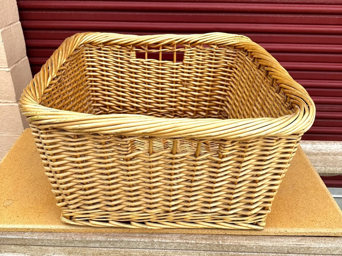 Large Woven Wicker Storage Basket - 6