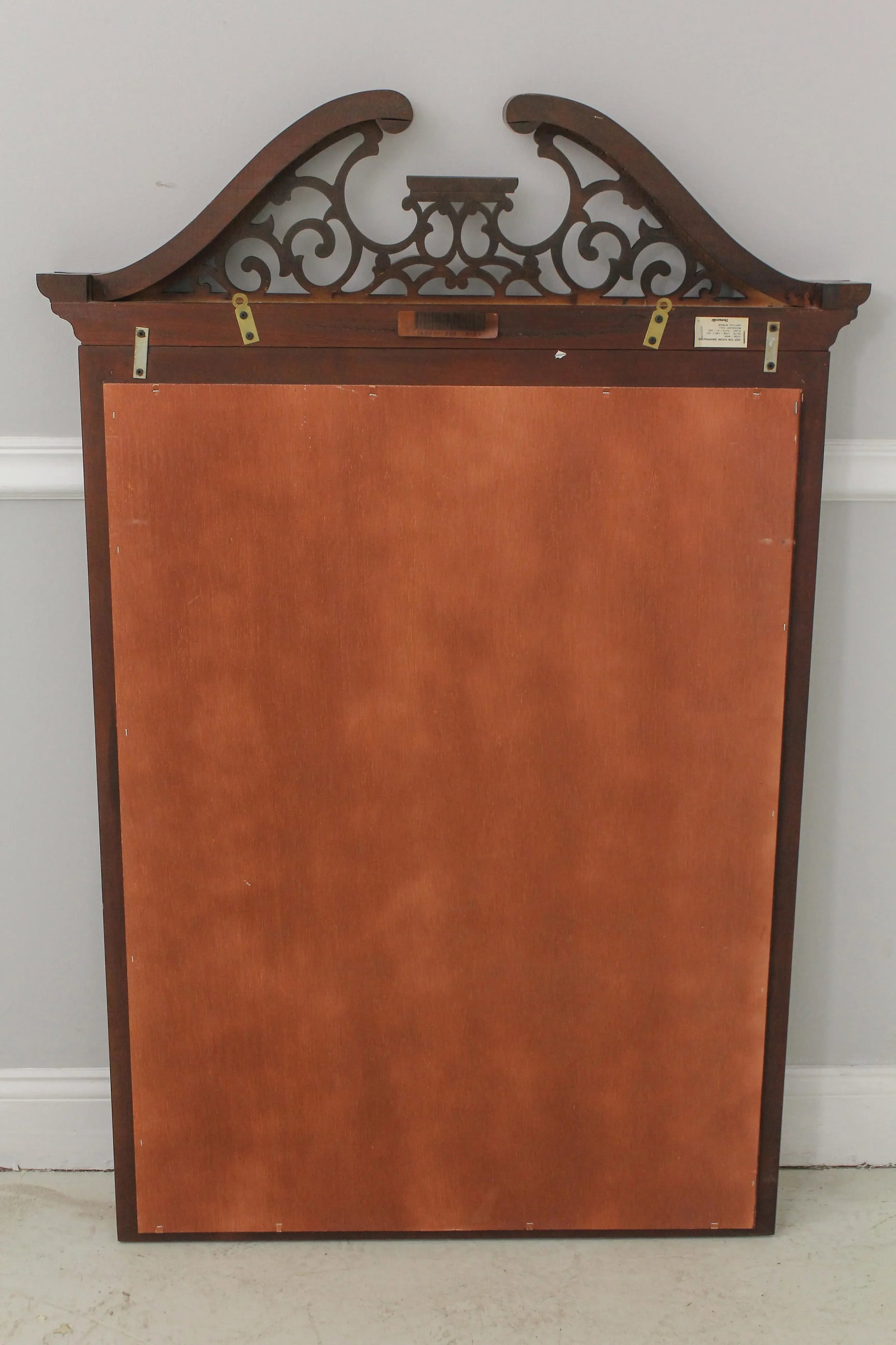 Thomasville Chippendale Mahogany Beveled Glass Mirror - 10