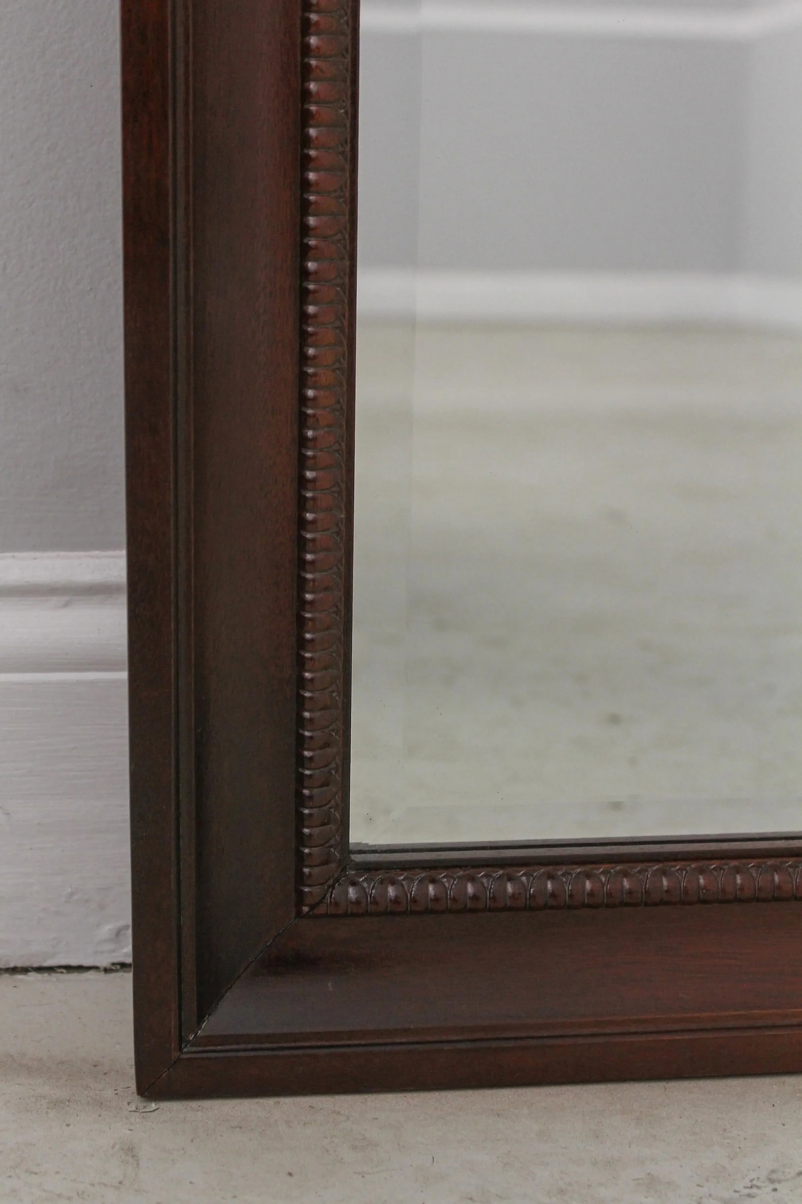 Thomasville Chippendale Mahogany Beveled Glass Mirror - 5