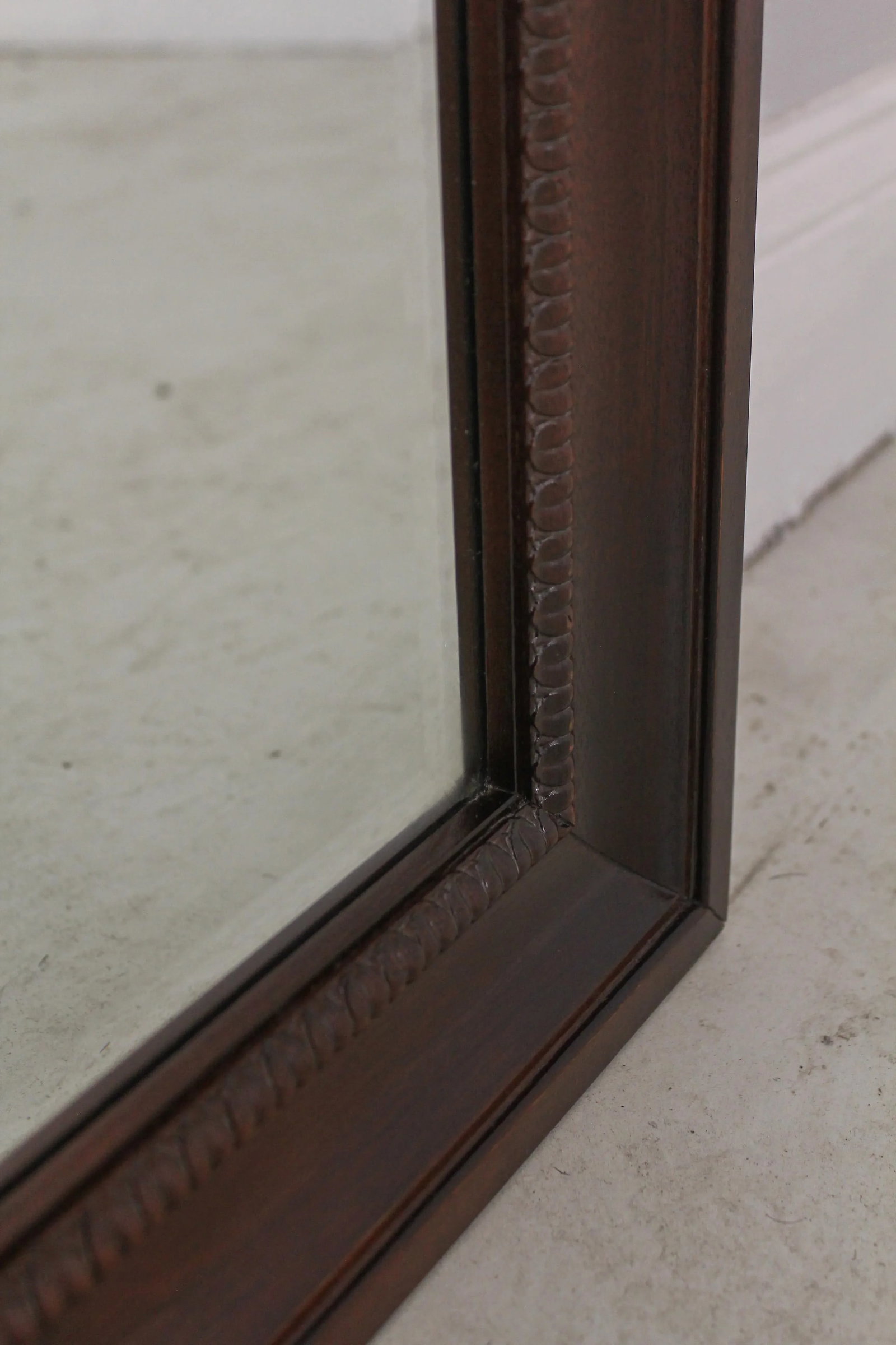 Thomasville Chippendale Mahogany Beveled Glass Mirror - 6