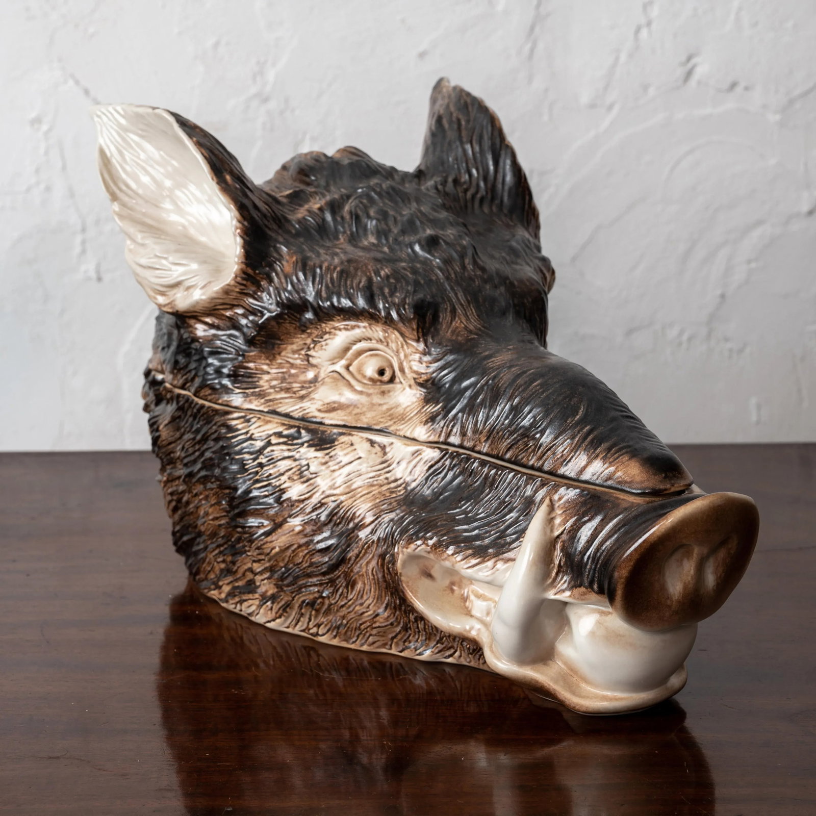 Italian Boar and Stag Majolica Tureens - 4
