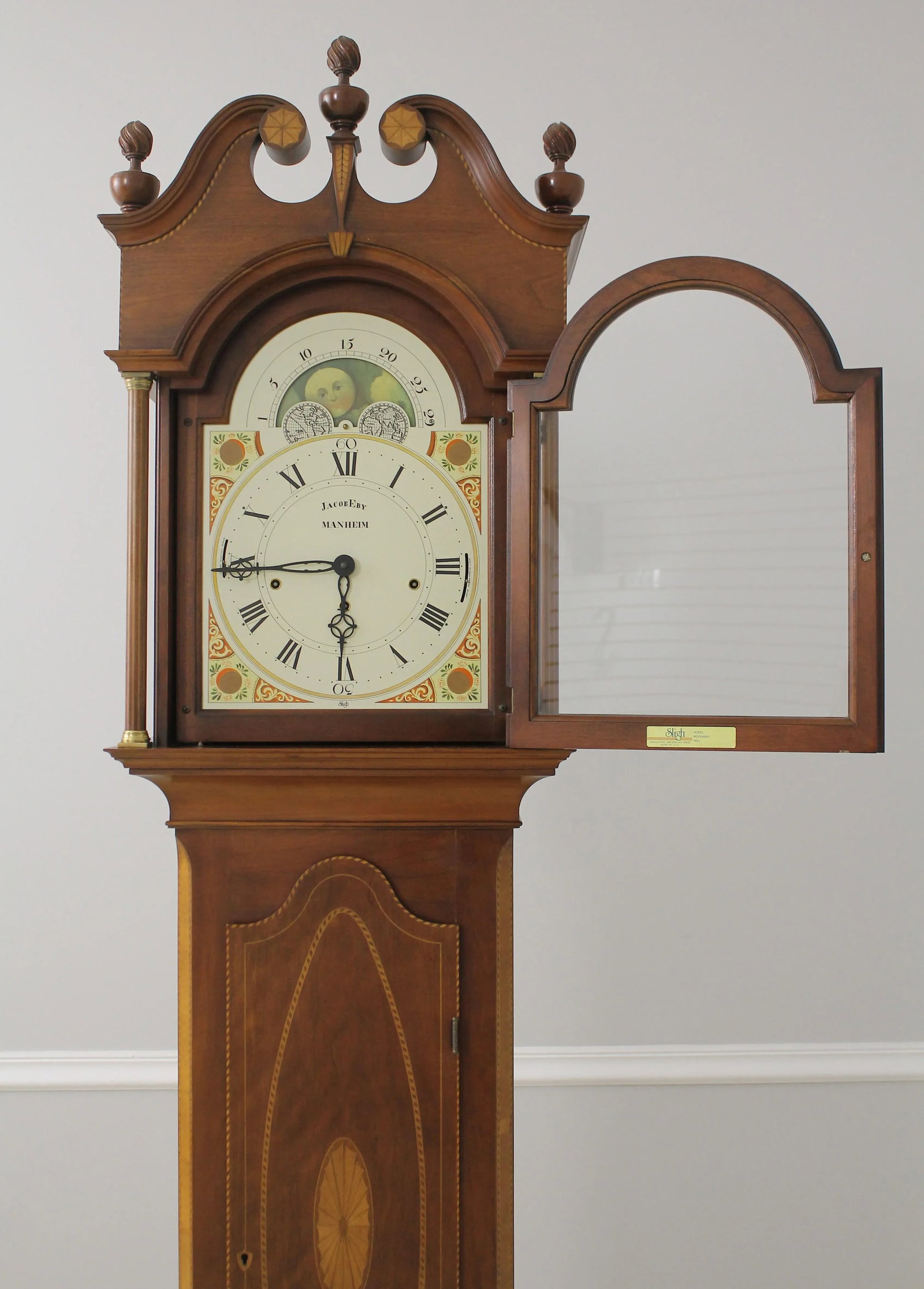 Sligh Henry Ford Collection Inlaid Grandfather Clock - 3