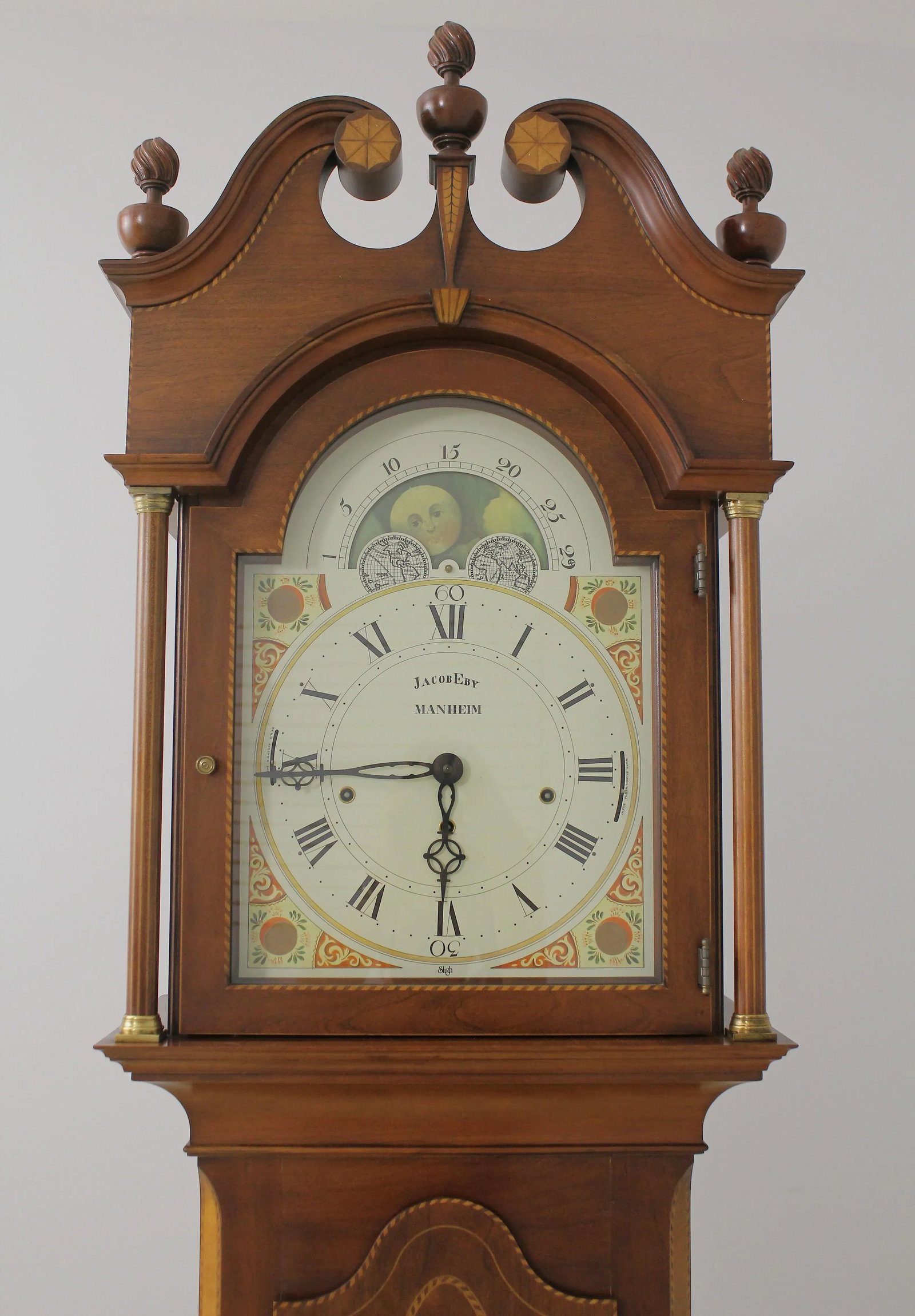 Sligh Henry Ford Collection Inlaid Grandfather Clock - 5